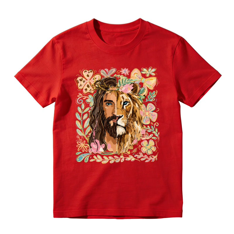 Lion of Judah Trendy Religious Tshirt
