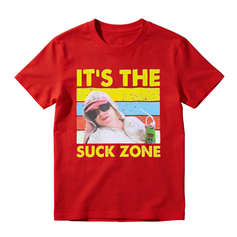 It S The Suck Zone Vintage Stripes And Woman Image Unisex Classic T-shirt