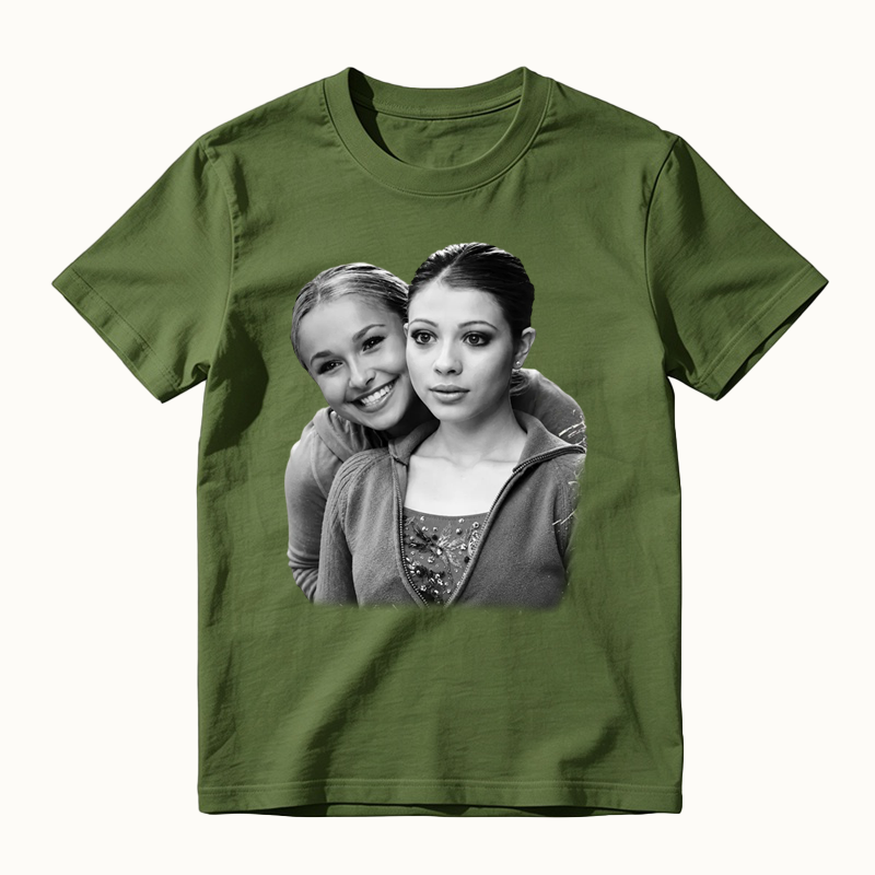 Michelle Trachtenberg and Hayden Panettiere Ice Pincess 2005 Movie T-shirt