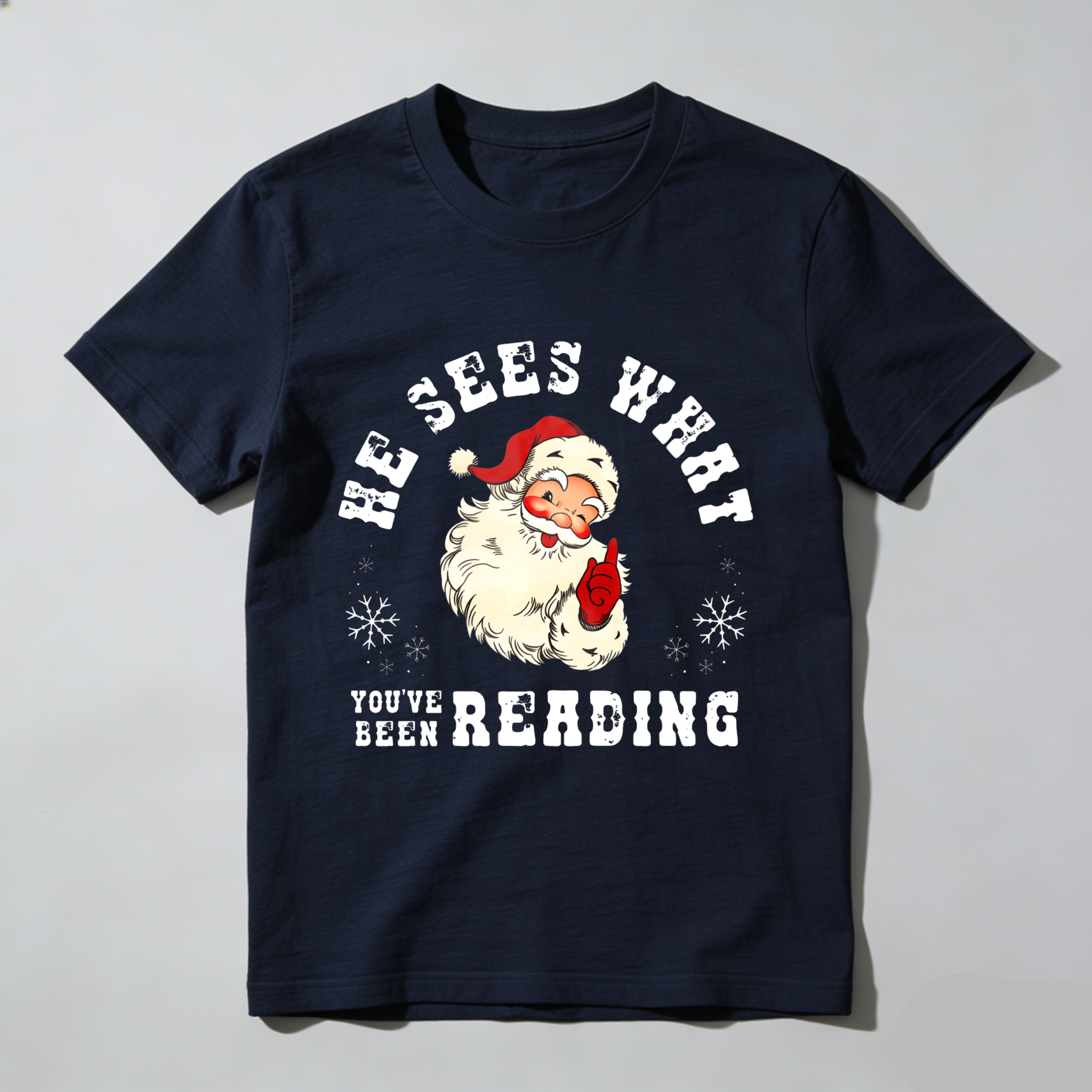 Wardrobecart He Sees What You've Been Reading Tshirt