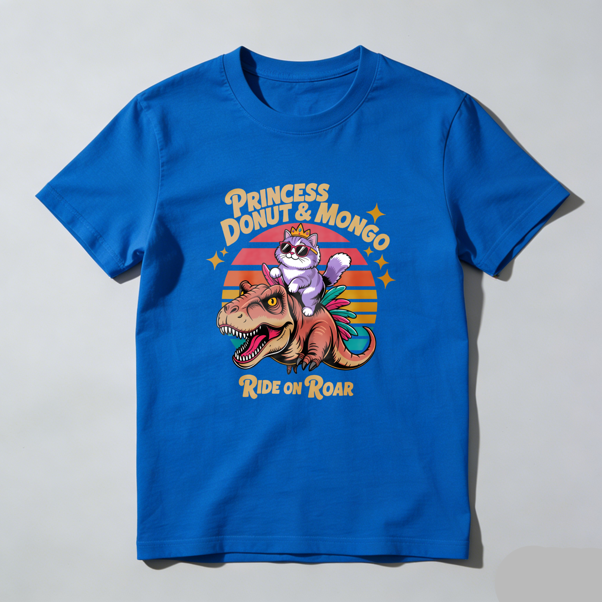Wardrobecart Princess Donut And Mongo Ride On Roar Tshirt