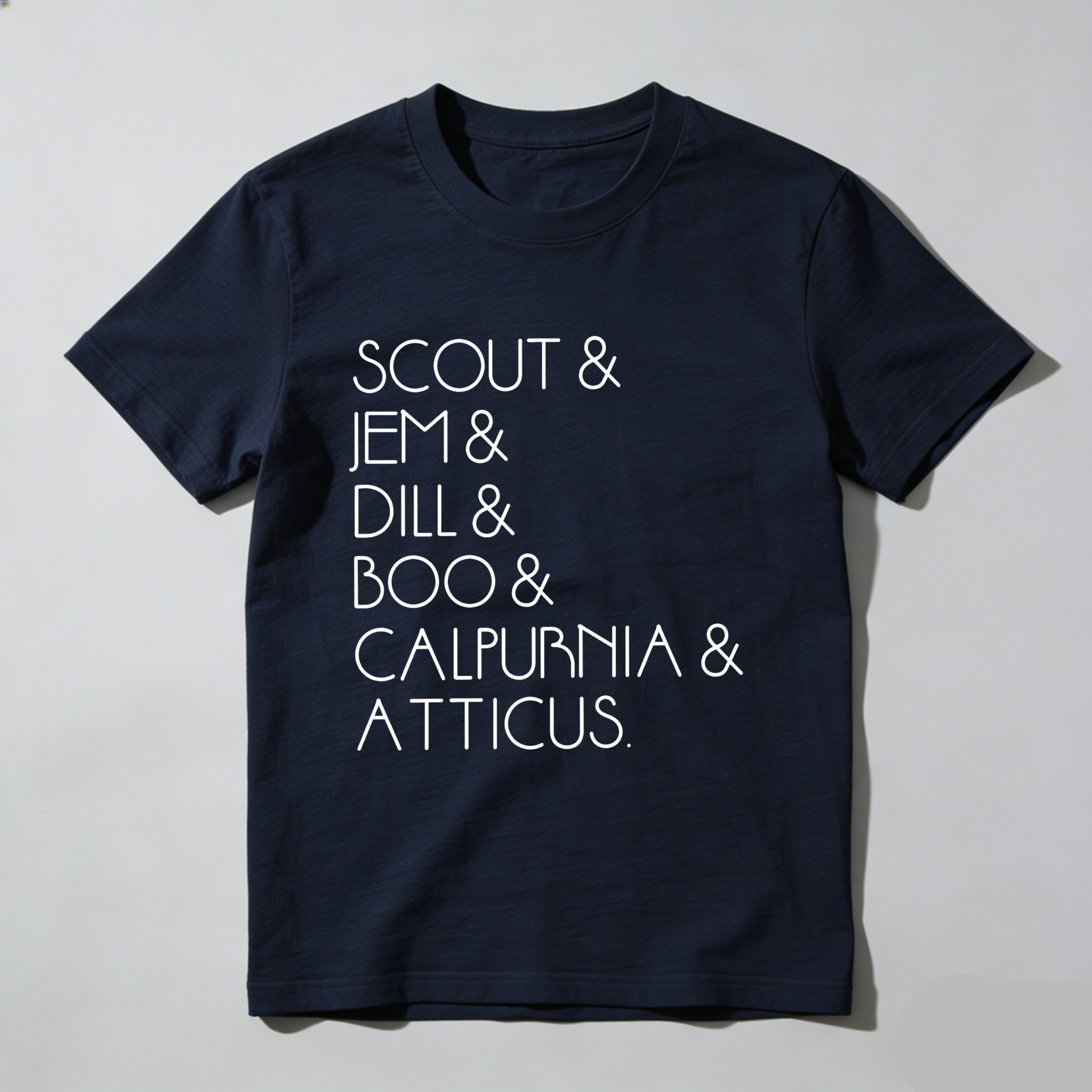 Wardrobecart Scout Jem Dill Boo Calpurnia Atticus Tshirt