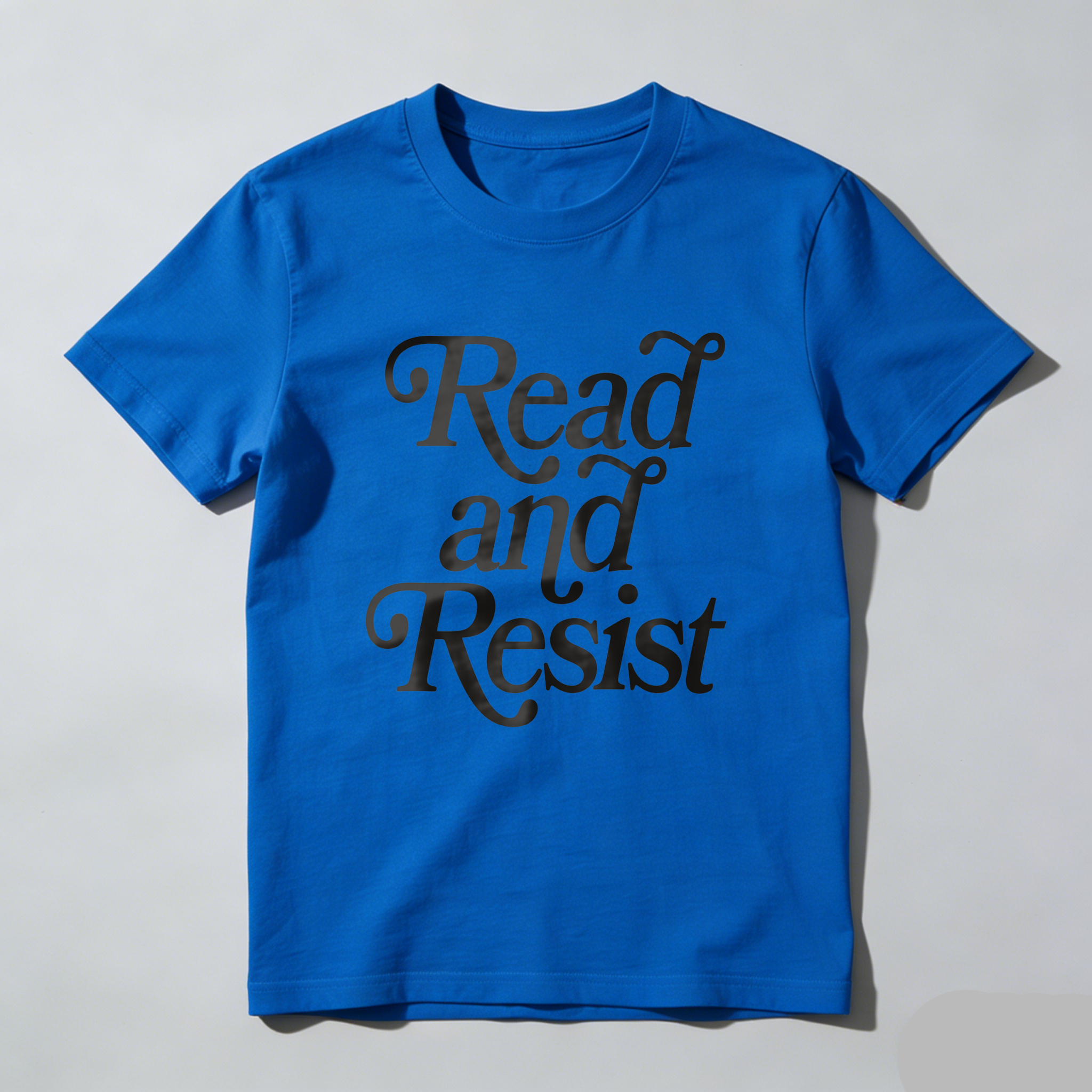 Wardrobecart Read And Resist Tshirt 100% cotton