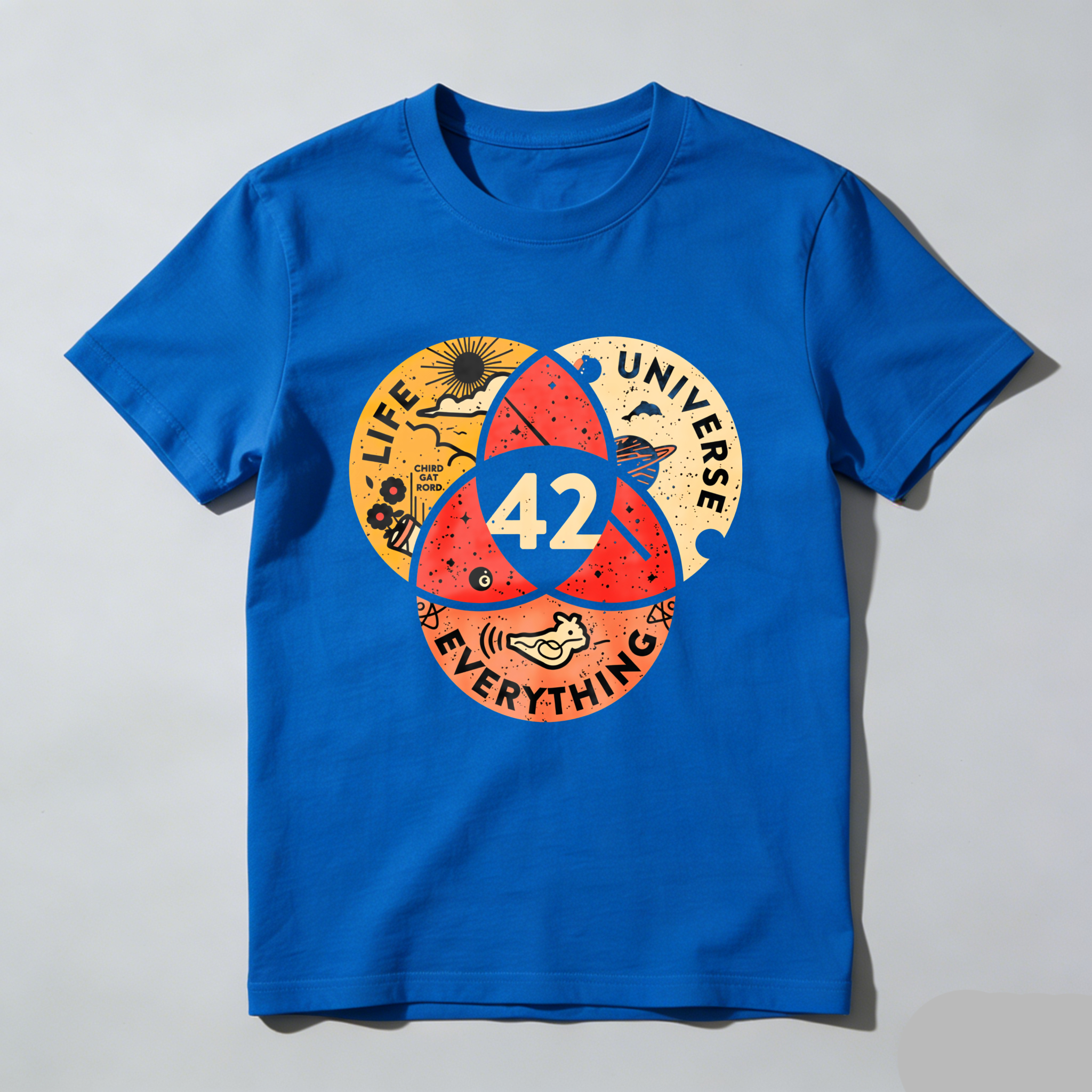 Wardrobecart Life Universe Everything Number Forty Two tshirt