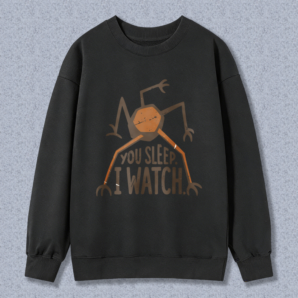 Wardrobecart Spider You Sleep I Watch Unisex Classic Sweatshirt