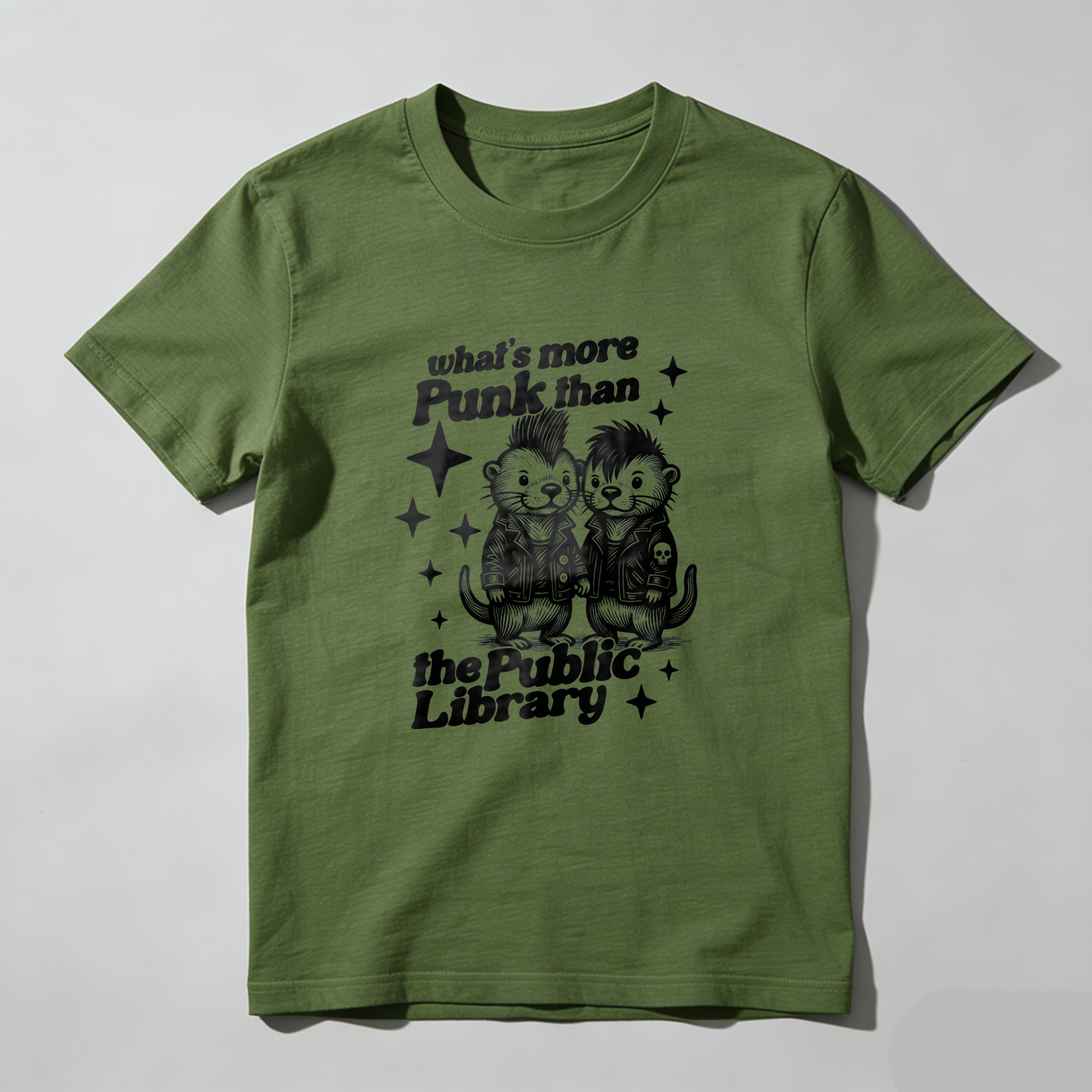 Wardrobecart What's More Punk Than The Public Library Tshirt