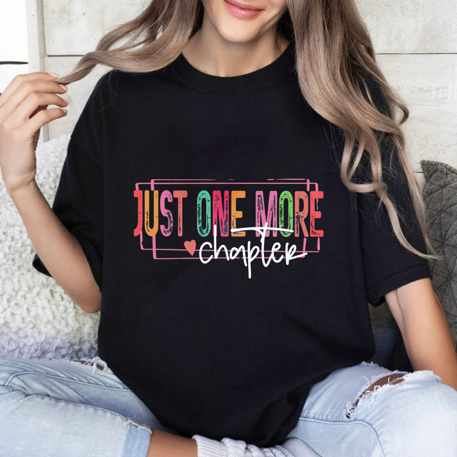 Wardrobecart Just One More Chapter Tshirt