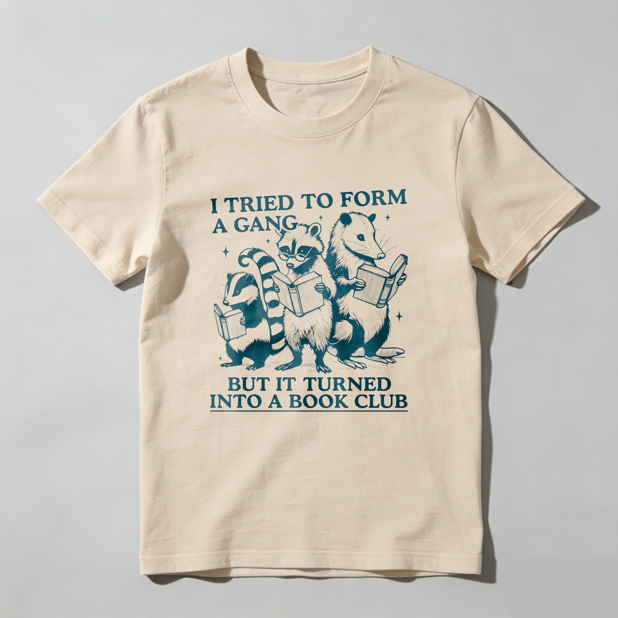 Wardrobecart I Tried To Form A Gang But It Turned Into A Book Club Tshirt