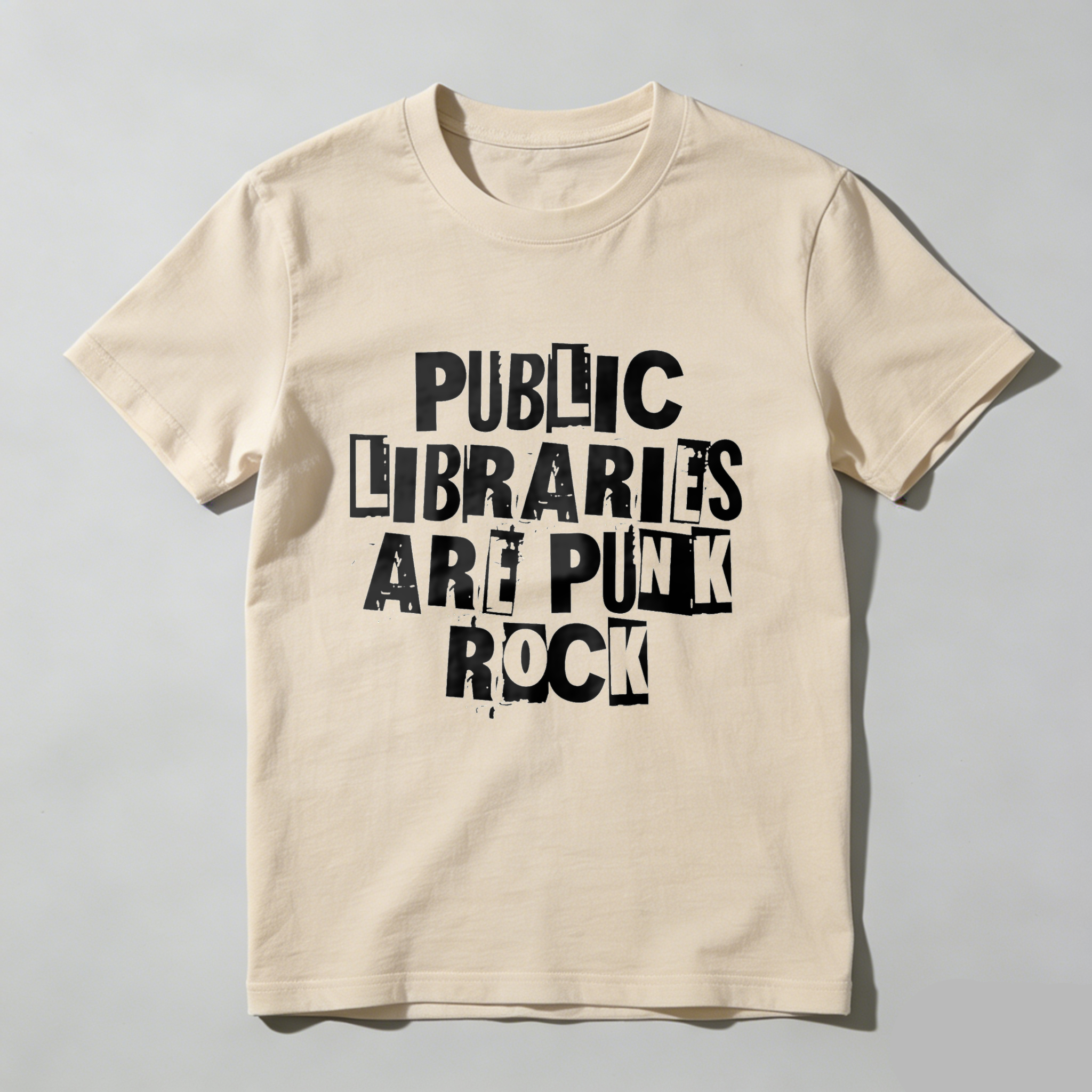Wardrobecart Public Libraries Are Punk Rock Tshirt