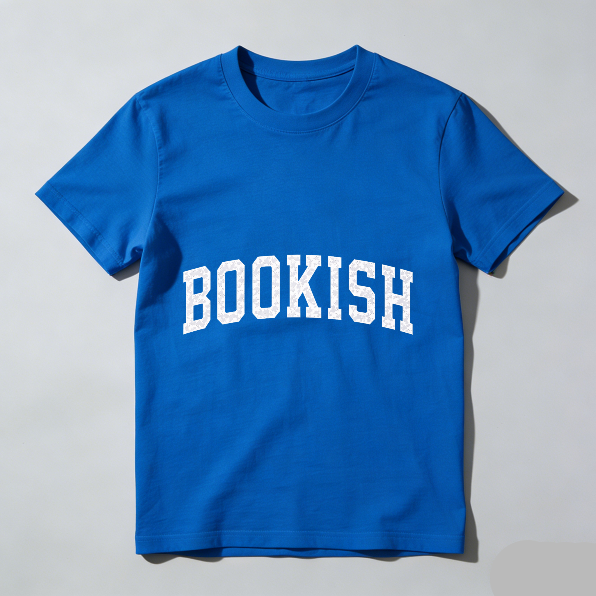 Wardrobecart Bookish White Text On Black Shirt Tshirt