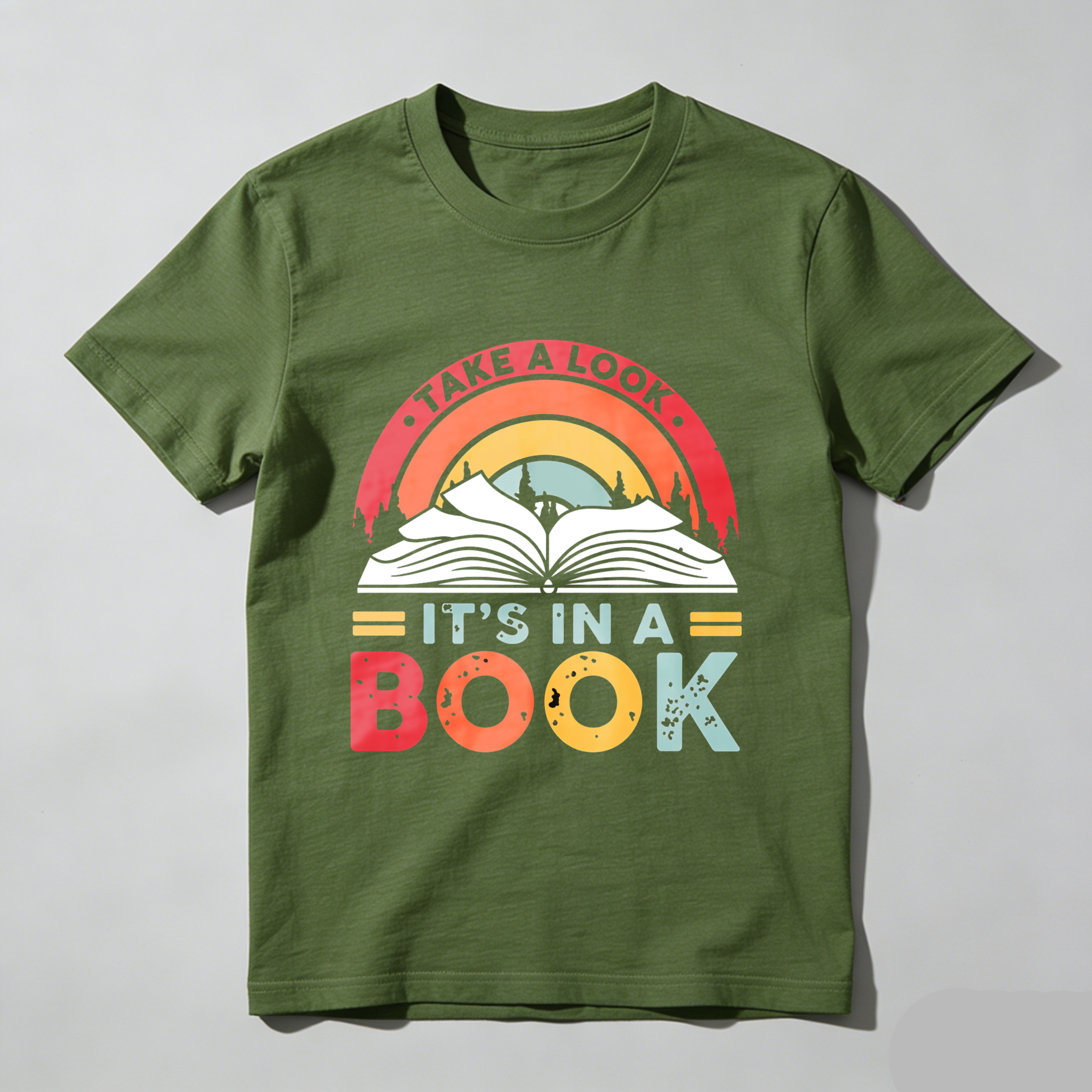 Wardrobecart Take A Look Its In A Book Tshirt