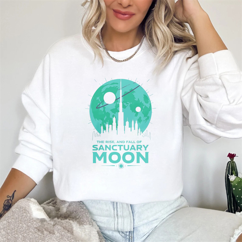 Wardrobecart Sanctuary Moon The Rise And Fall Of Sanctuary Moon Unisex Classic Sweatshirt