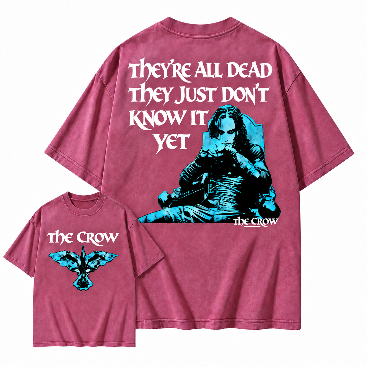 The Crow "They're All Dead They Just Don't Know It Yet" Graphic Washed T-shirt
