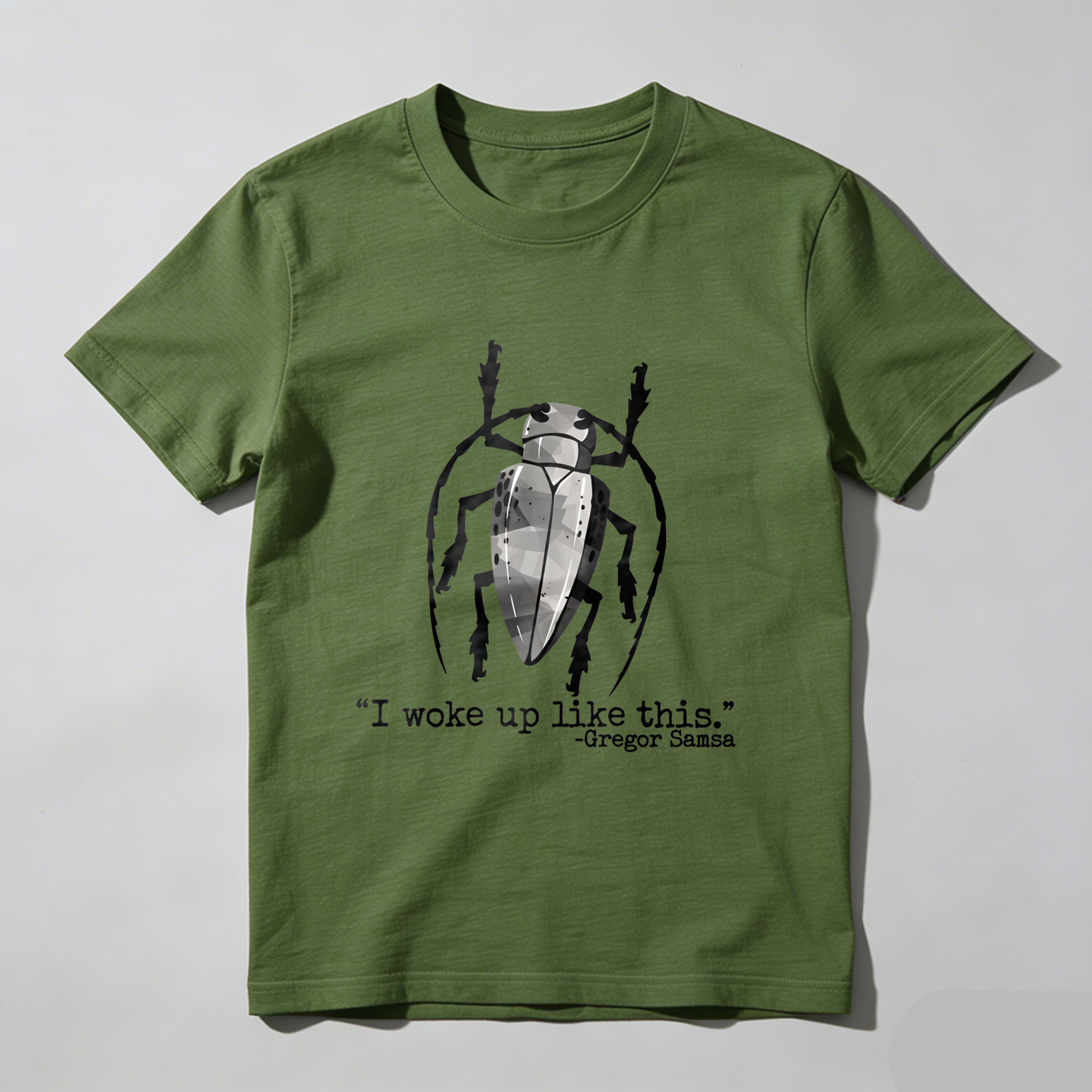 Wardrobecart I Woke Up Like This Gregor Samsa Tshirt