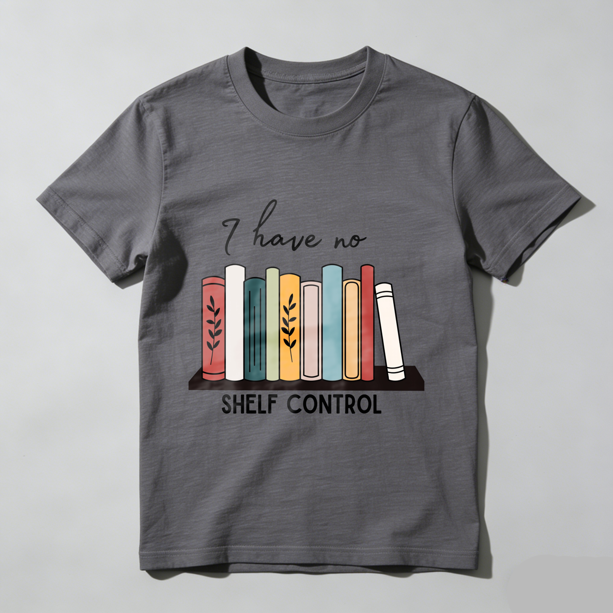 Wardrobecart Bookshelf Quote I Have No Shelf Control Unisex Classic T-shirt