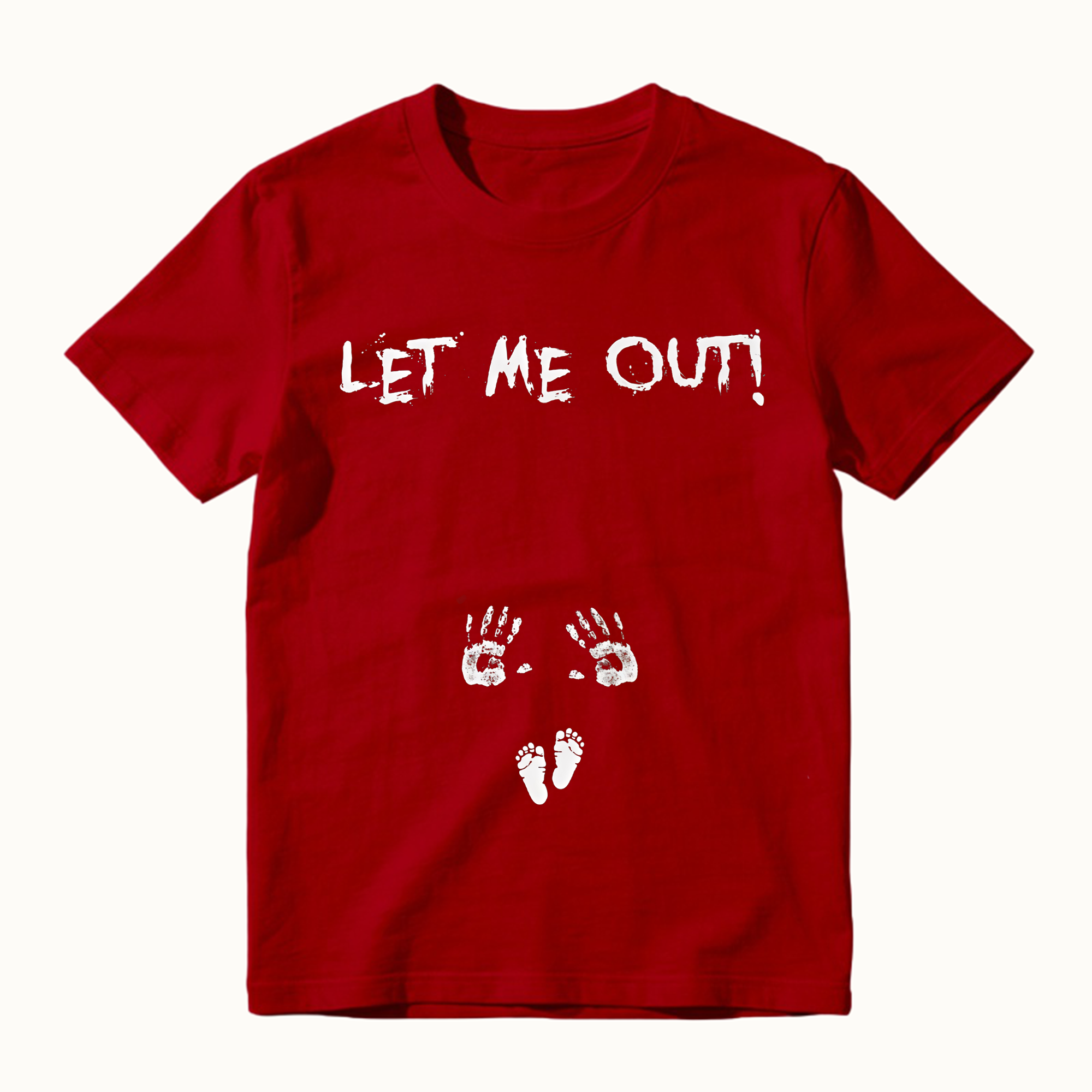 Let Me Out Funny Pregnancy Announcement Halloween T-Shirt