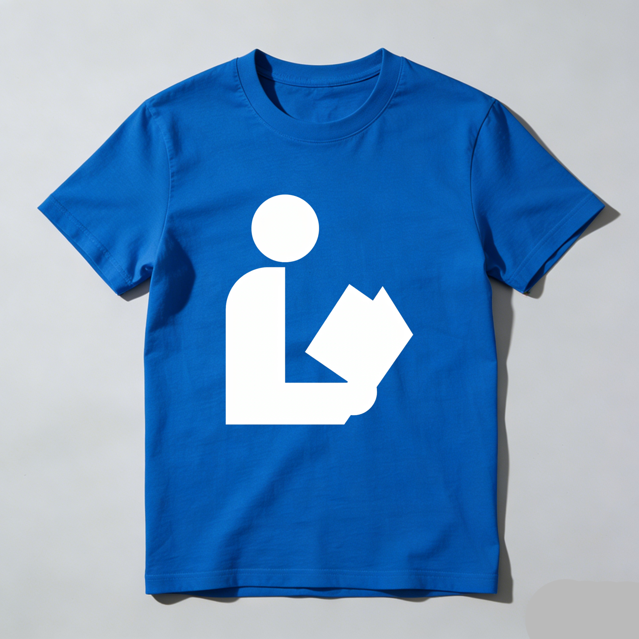 Wardrobecart Person Holding Book Symbol tshirt