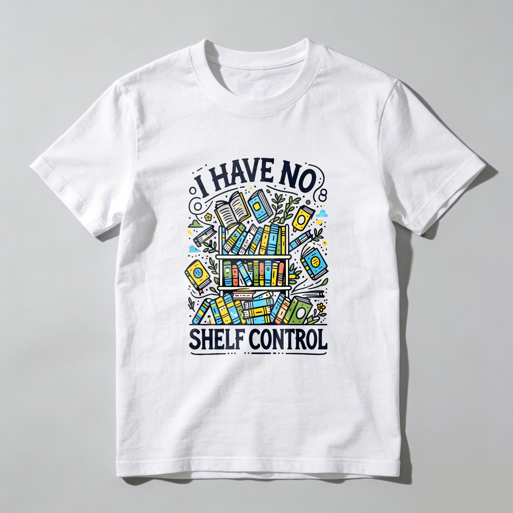Wardrobecart I Have No Shelf Control Bookshelf Design Unisex Classic T-shirt