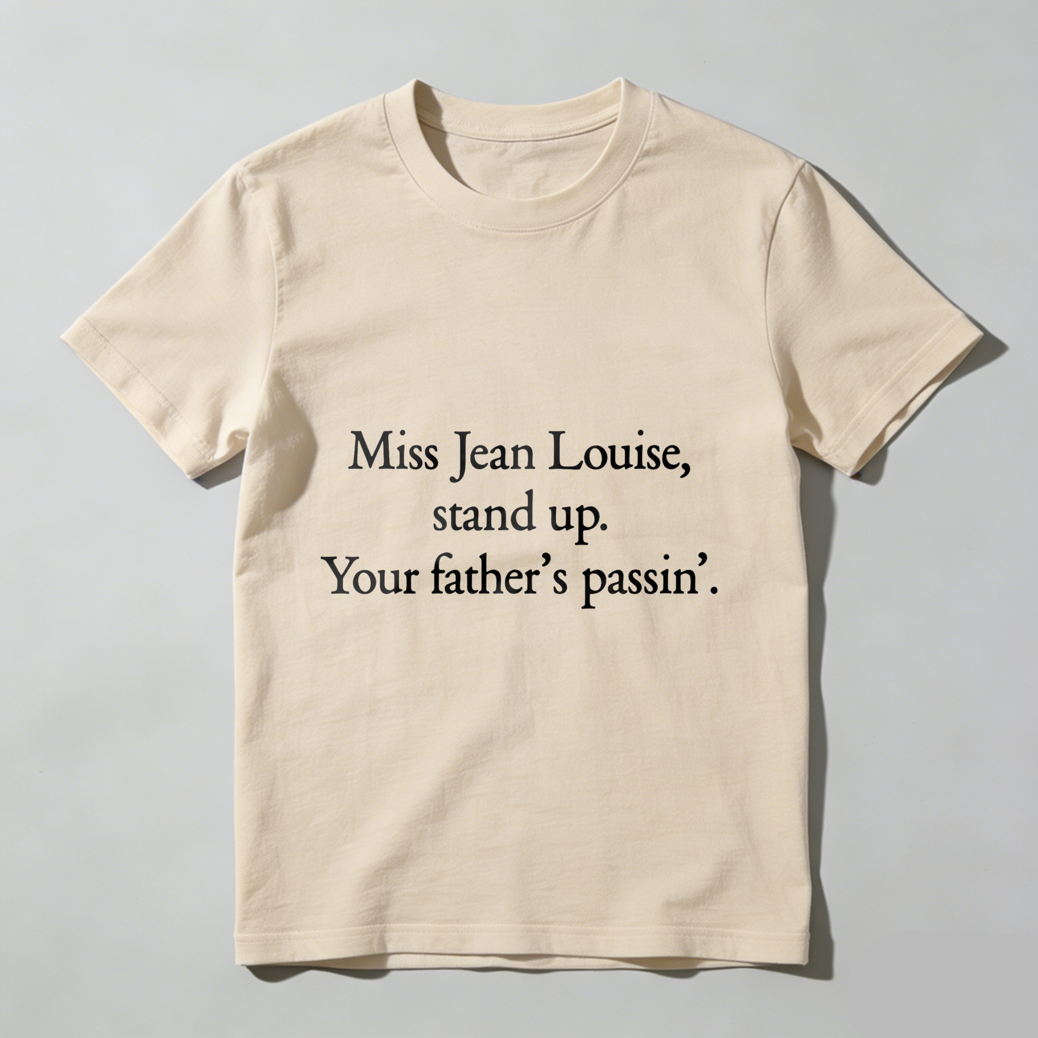 Wardrobecart Miss Jean Louise Stand Up Your Fathers Passin Tshirt