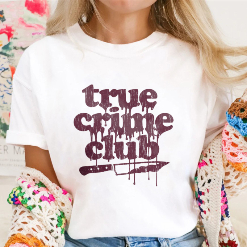 True Crime Club Graphic T-shirt