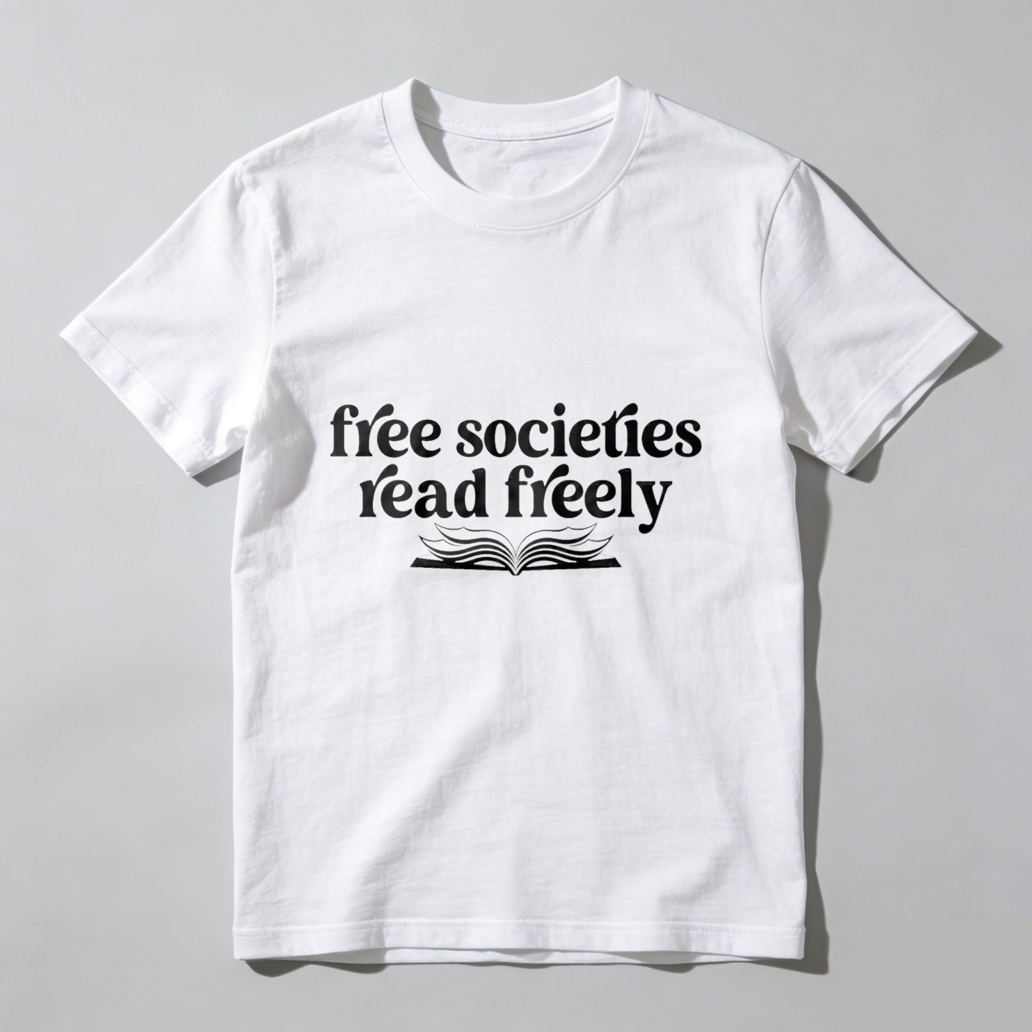 Wardrobecart Free Societies Read Freely Book Tshirt