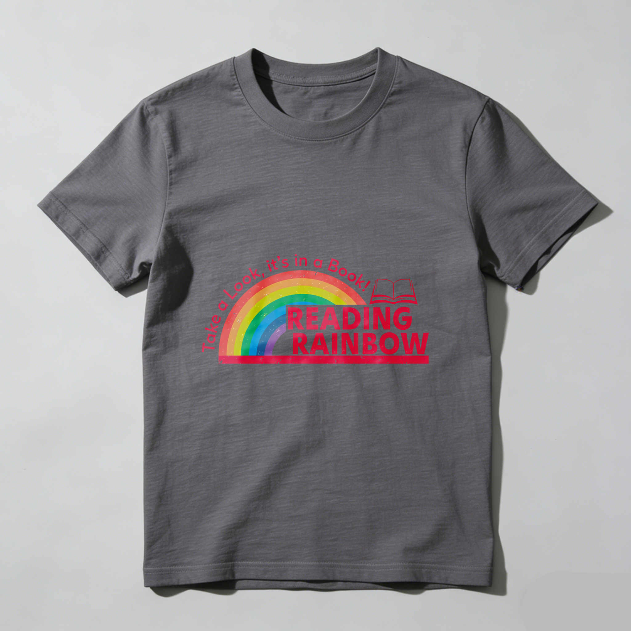 Wardrobecart Take A Look Its In A Book Reading Rainbow tshirt