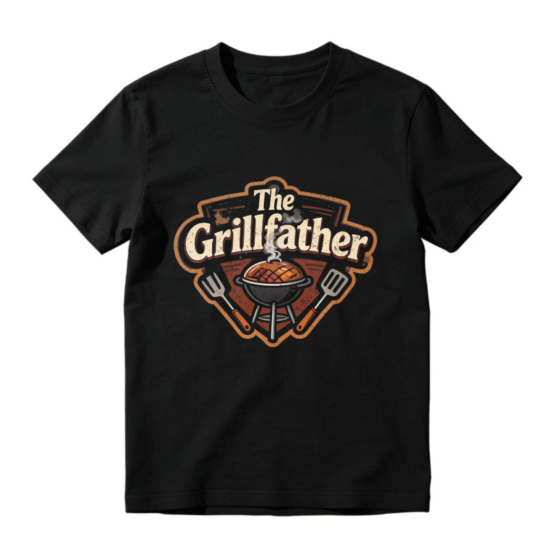 The Grillfather Barbecue Grill Cooking Funny Quote Unisex Classic T-shirt