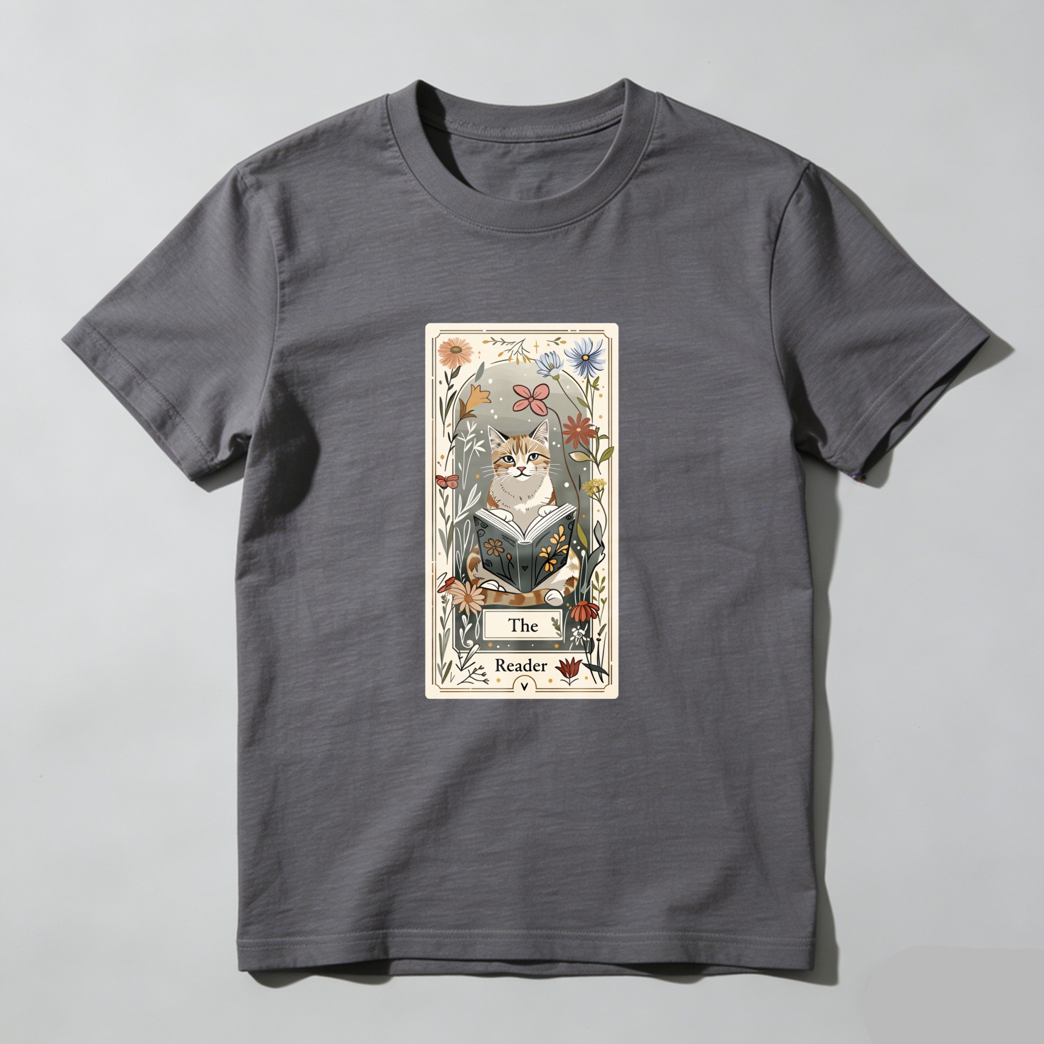 Wardrobecart The Reader Tarot Card Design Unisex Classic T-shirt