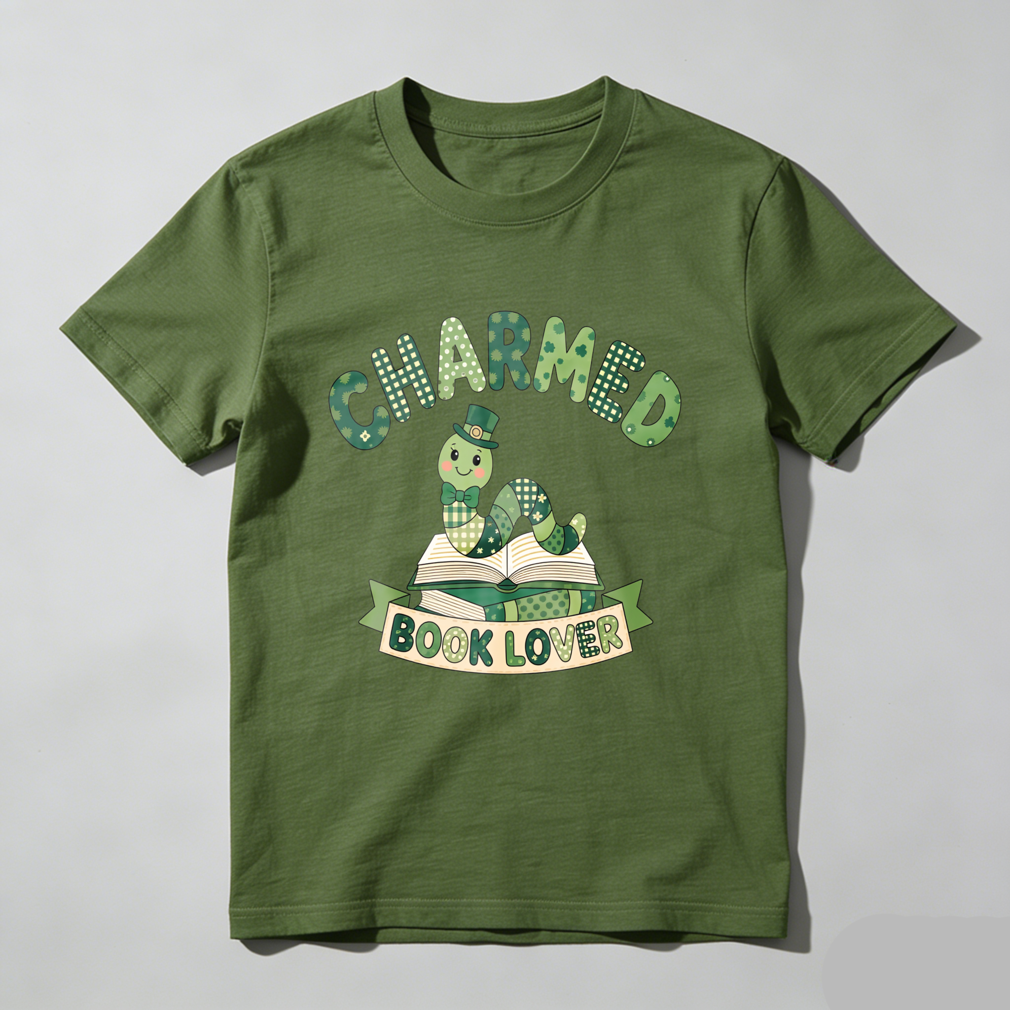 Wardrobecart Charmed Book Lover Snake Reading tshirt