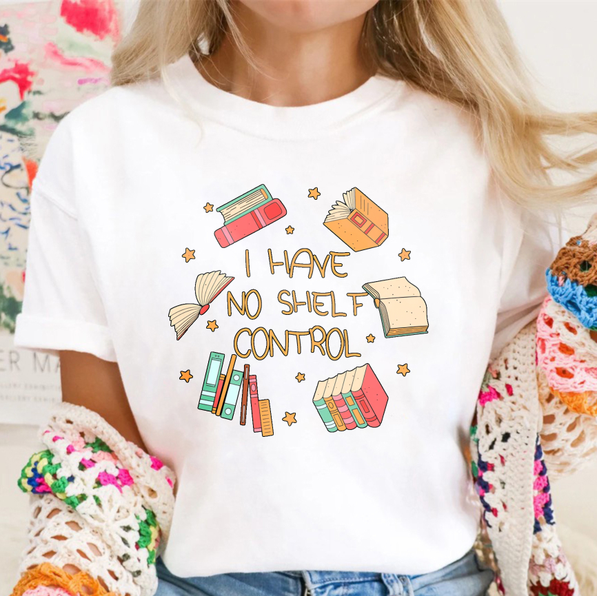 Wardrobecart Book Lover I Have No Shelf Control Design Unisex Classic T-shirt