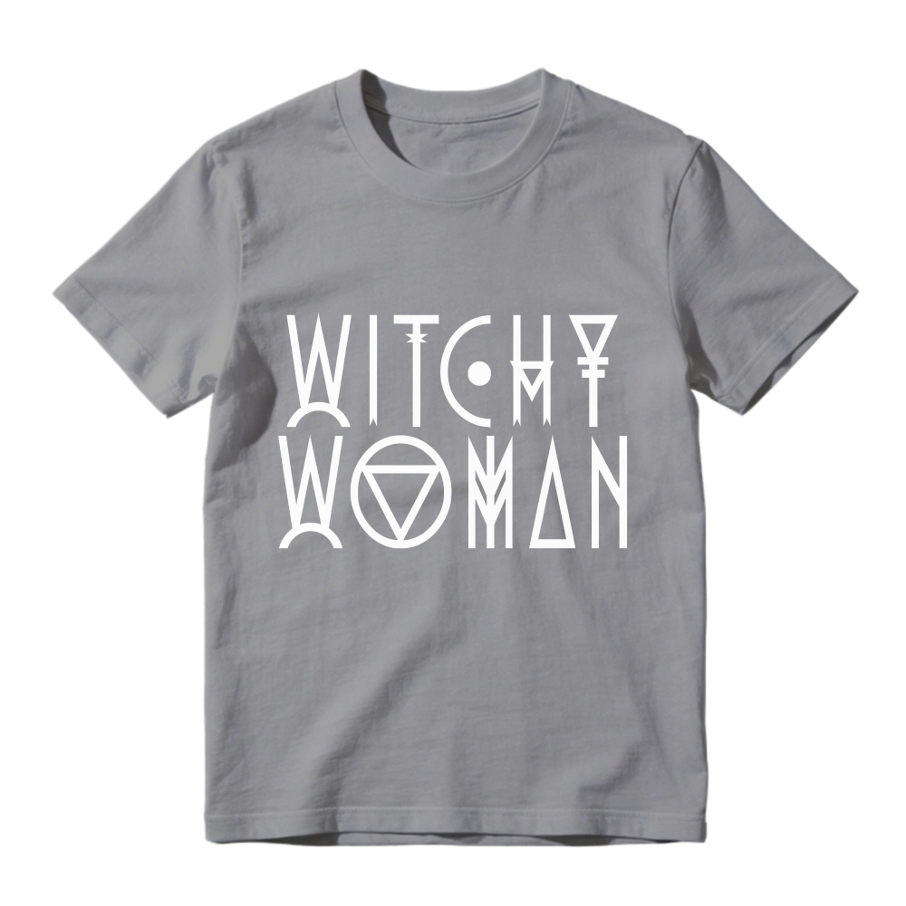Witchy Woman Gothic Typography Design, Unisex Classic T-shirt