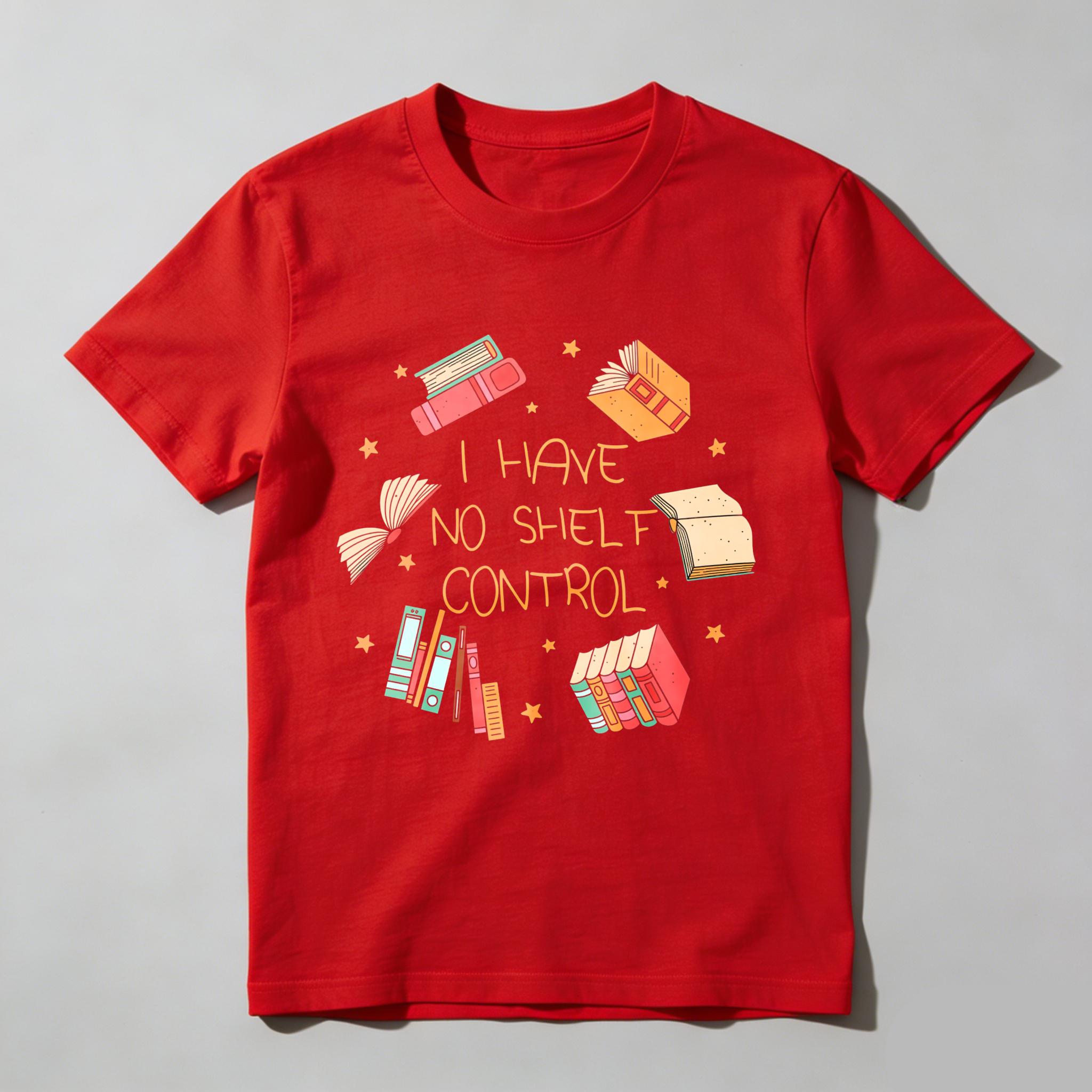 Wardrobecart Book Lover I Have No Shelf Control Design Unisex Classic T-shirt