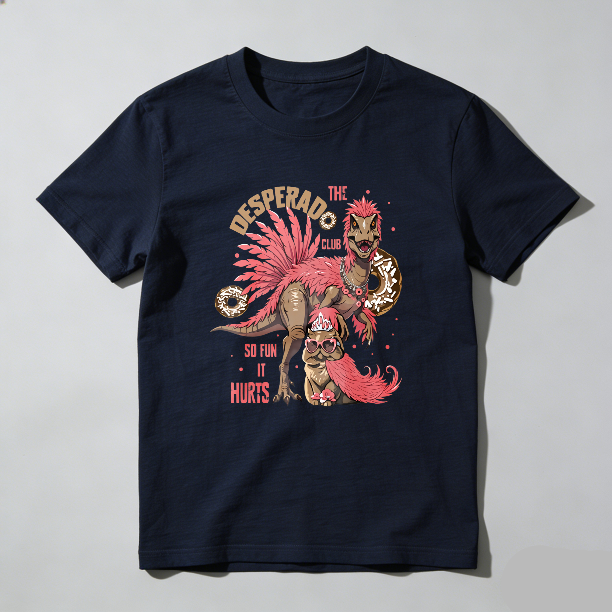 Wardrobecart The Desperado Club Dinosaur With Donuts Tshirt