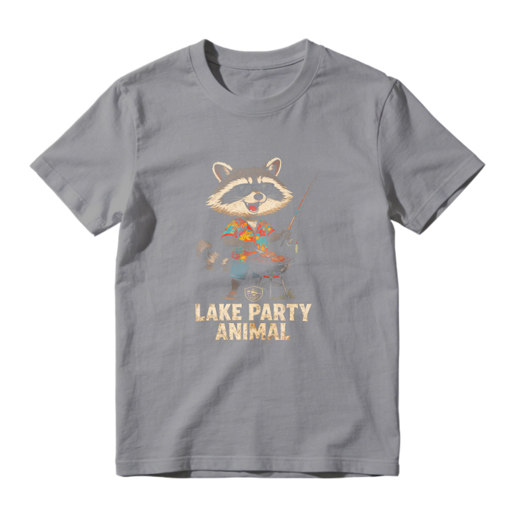 Raccoon Grilling Lake Party Animal Unisex Classic T-shirt