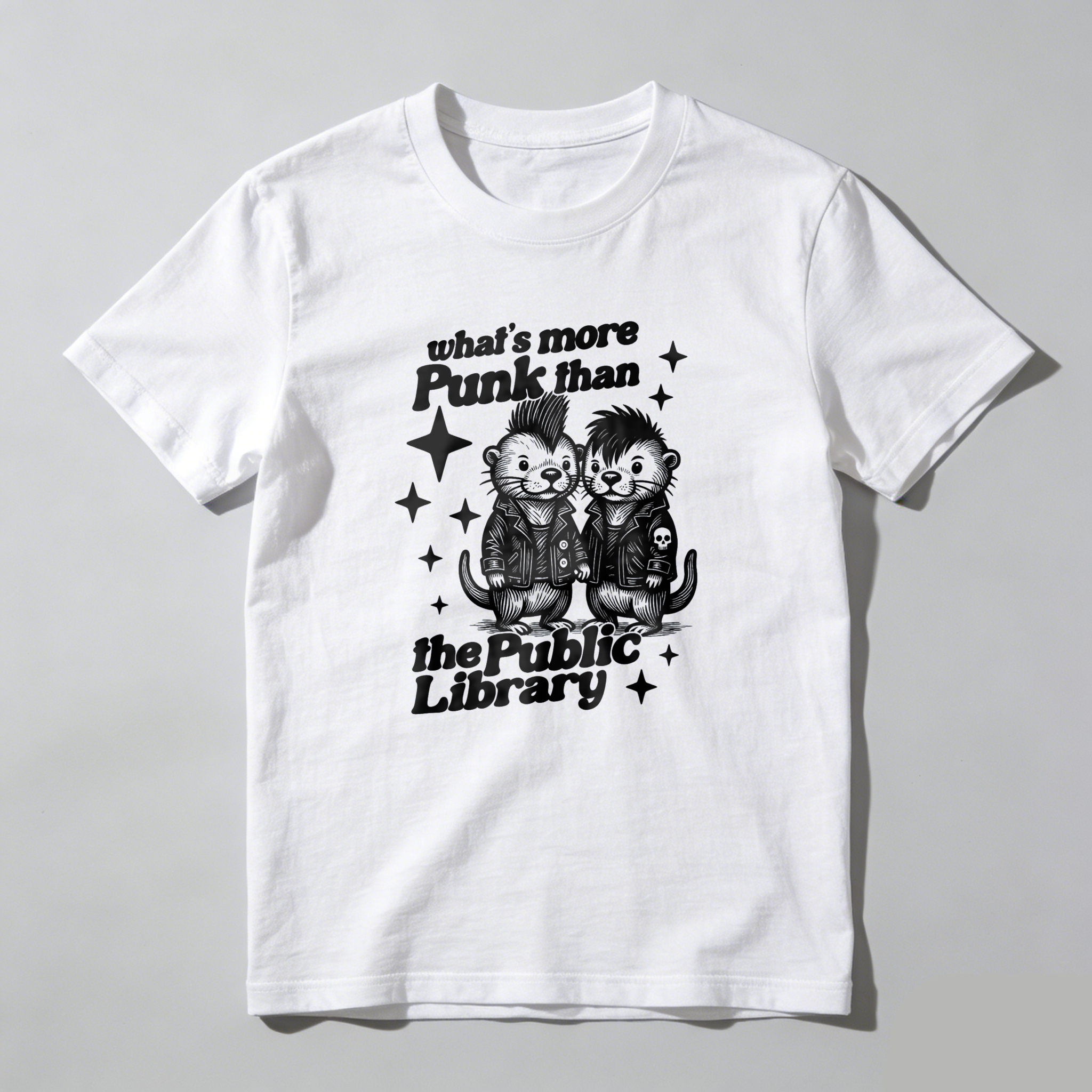 Wardrobecart What's More Punk Than The Public Library Tshirt