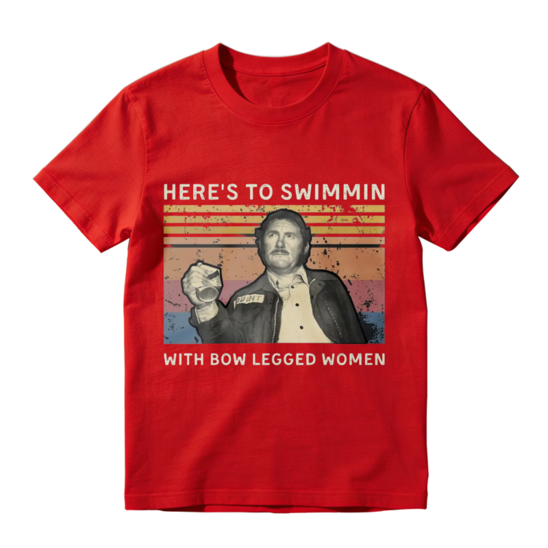 Heres To Swimmin With Bow Legged Women Vintage Retro Unisex Classic T-shirt