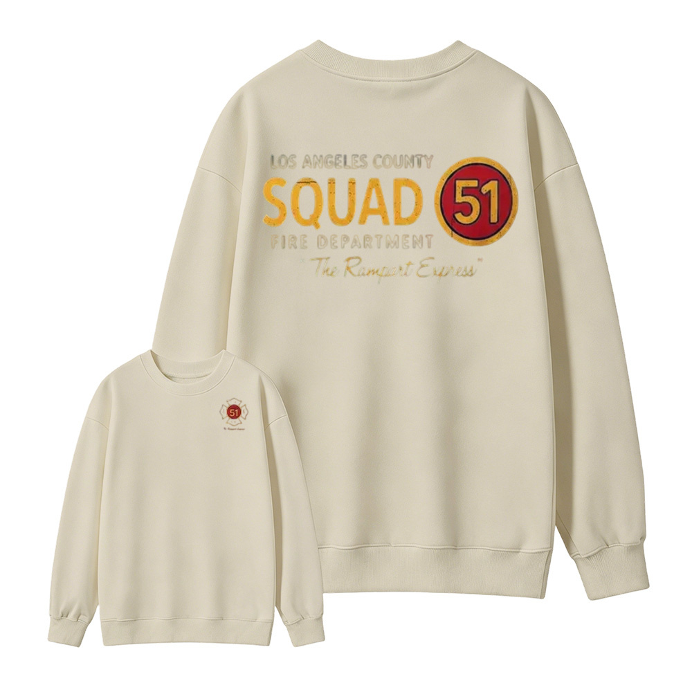 Los Angeles County Squad 51 Fire Department Sweatshirt