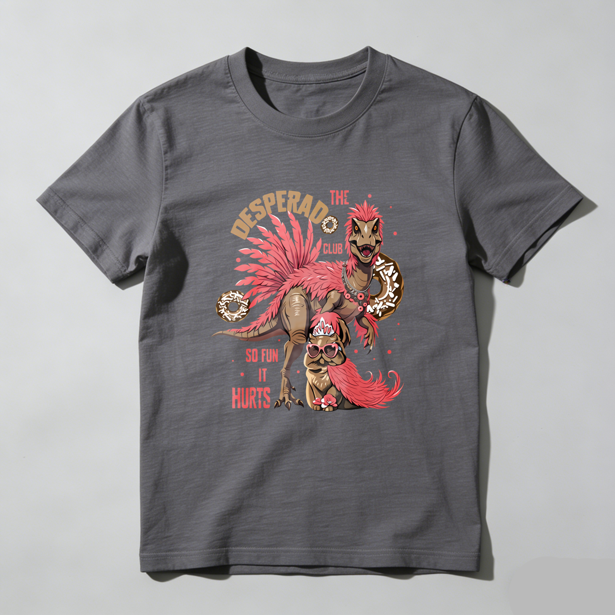 Wardrobecart The Desperado Club Dinosaur With Donuts Tshirt