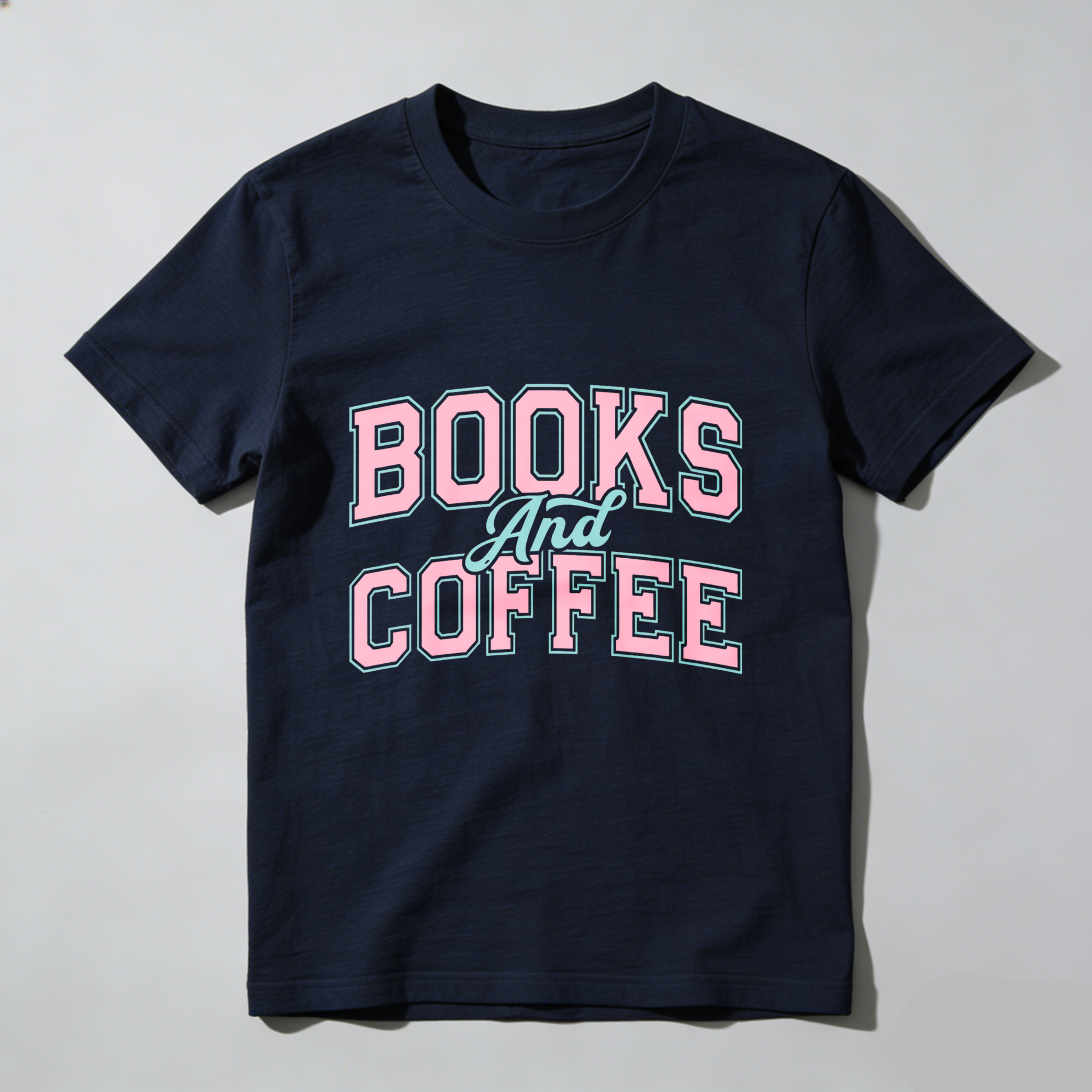 Wardrobecart Books And Coffee Tshirt