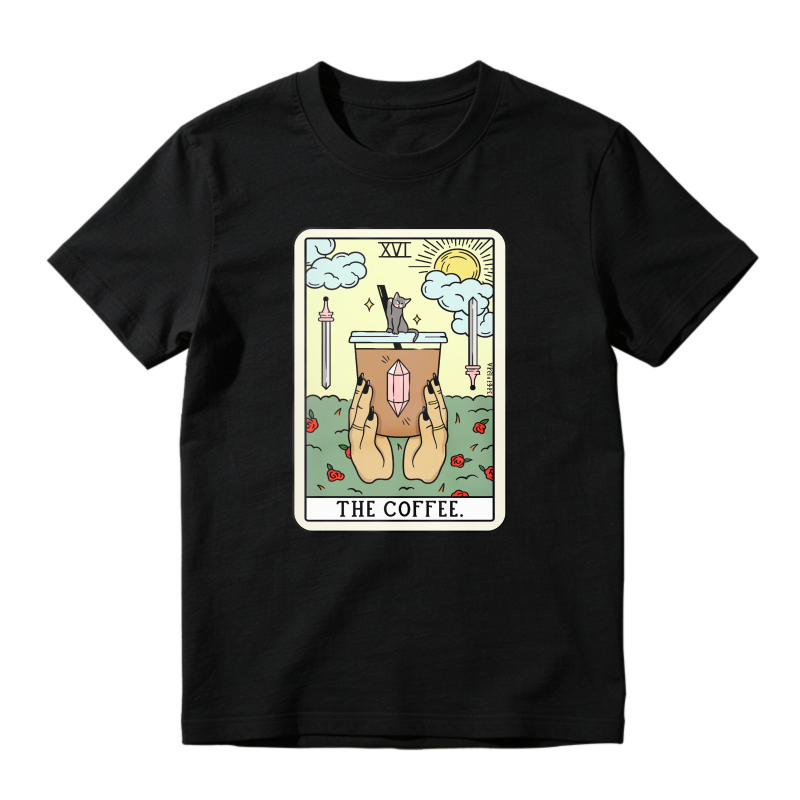 The Coffee Tarot Card Design, Unisex Classic T-shirt