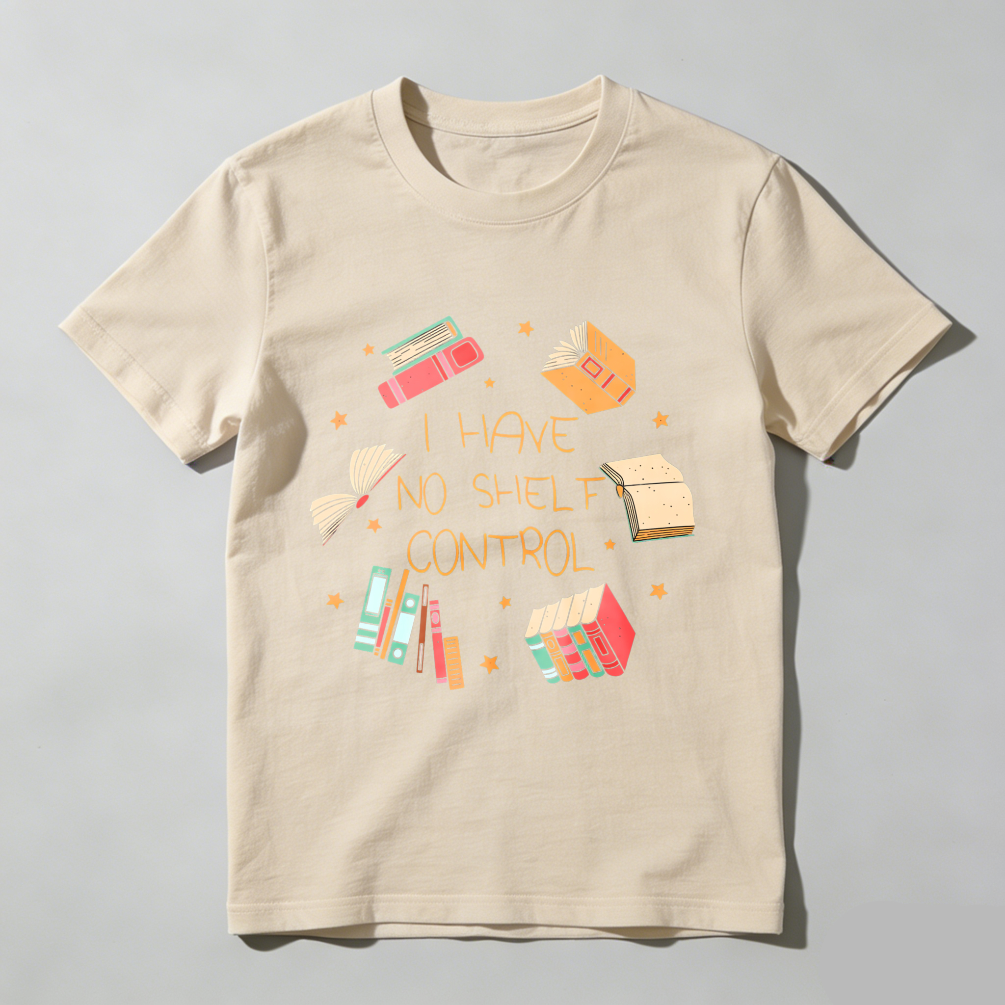 Wardrobecart Book Lover I Have No Shelf Control Design Unisex Classic T-shirt