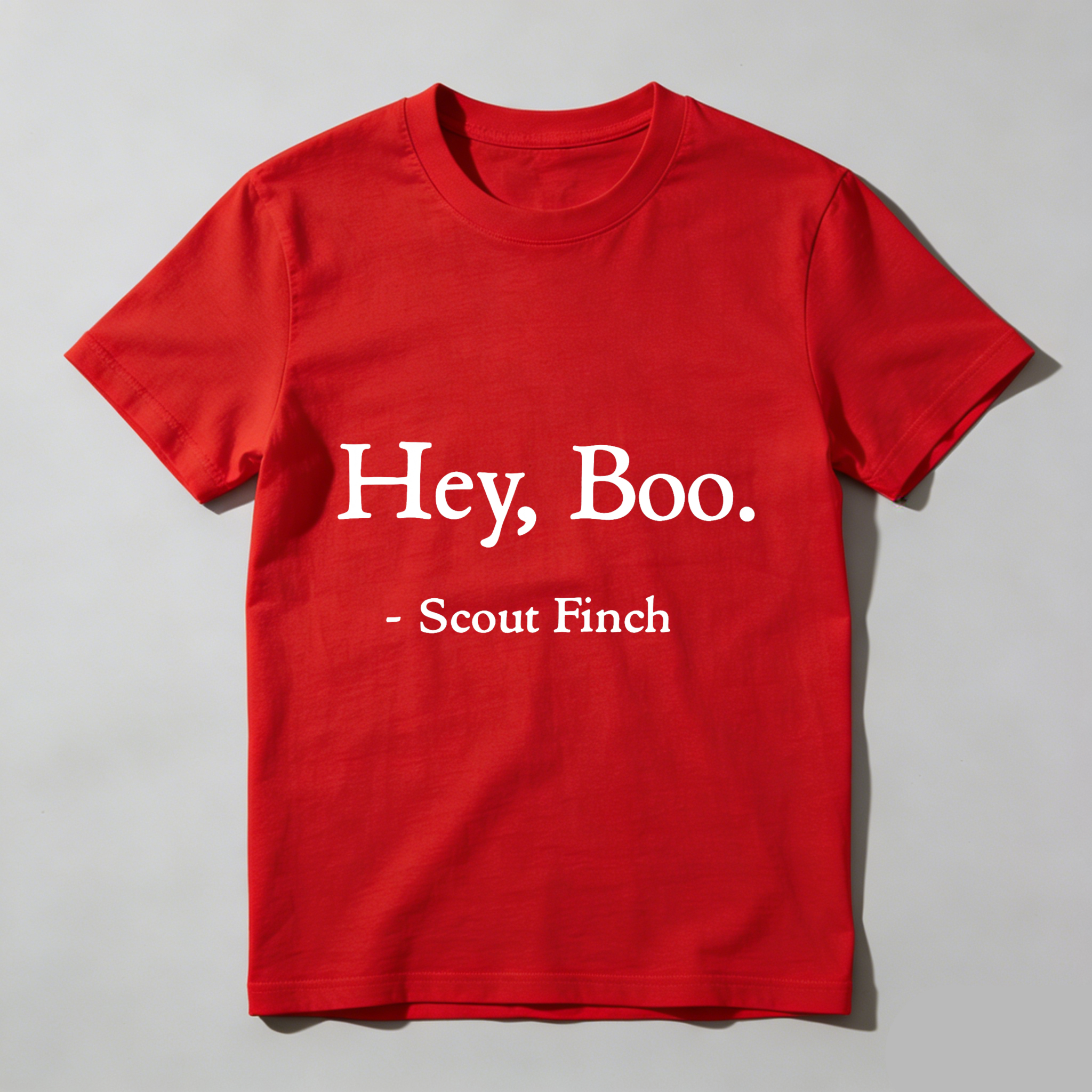 Wardrobecart Hey Boo Scout Finch Tshirt