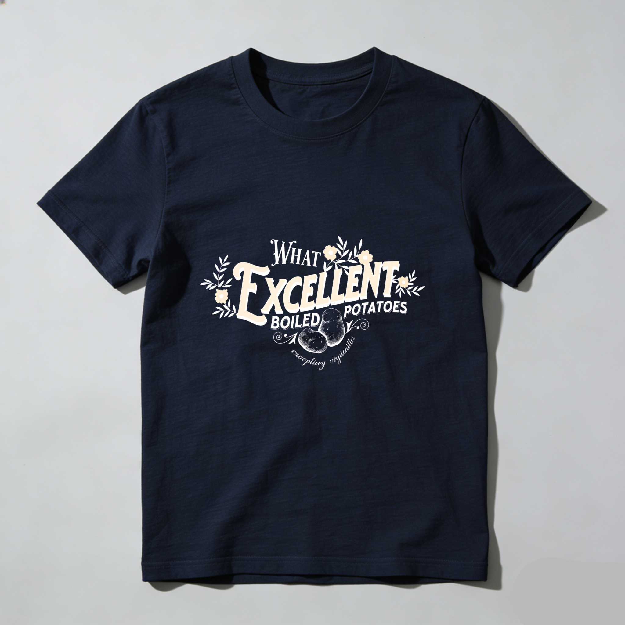 Wardrobecart What Excellent Boiled Potatoes Tshirt