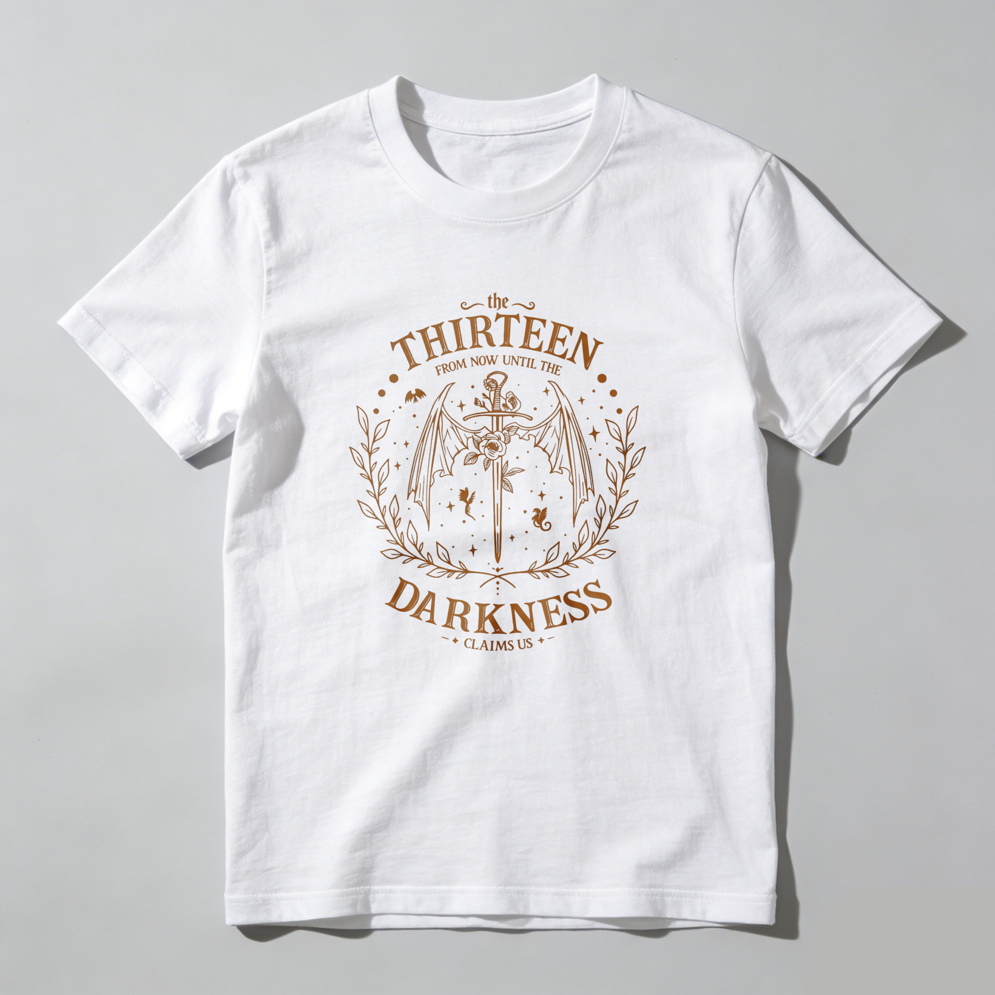 Wardrobecart Thirteen From Now Until The Darkness Claims Us Tshirt