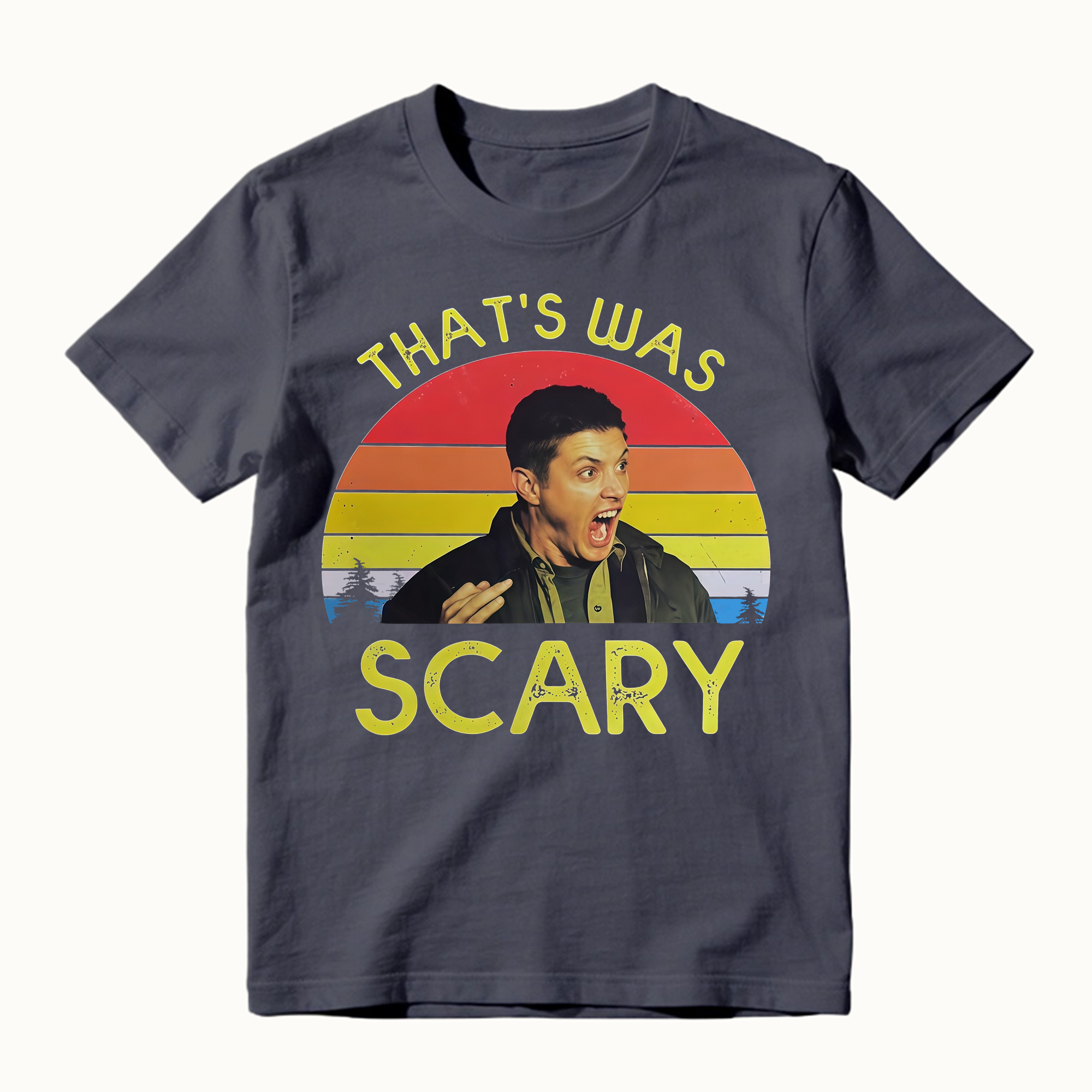 That Was Scary Funny Shocked Hunter Graphic Movie Shirt