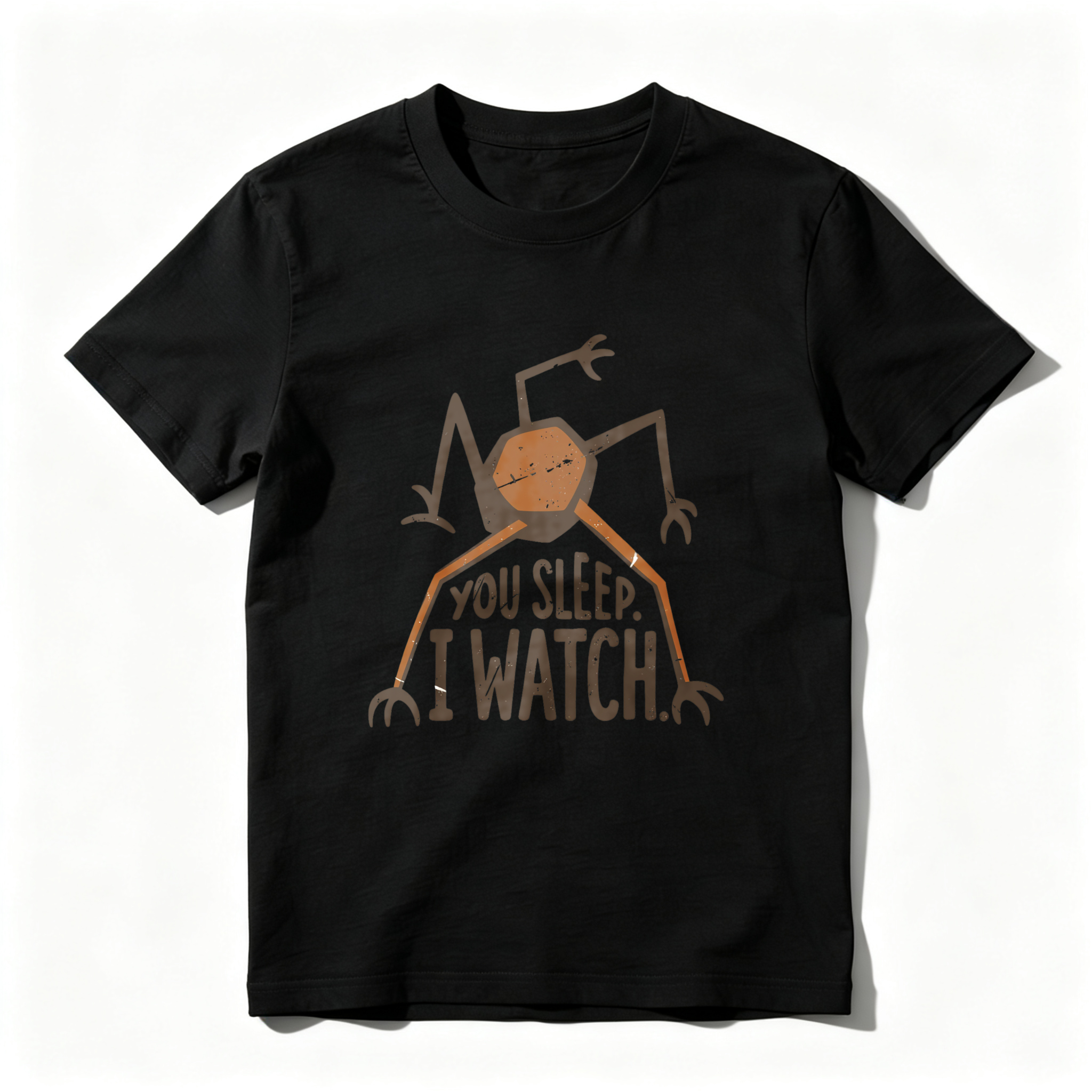 Wardrobecart You Sleep I Watch Spider Design Tshirt
