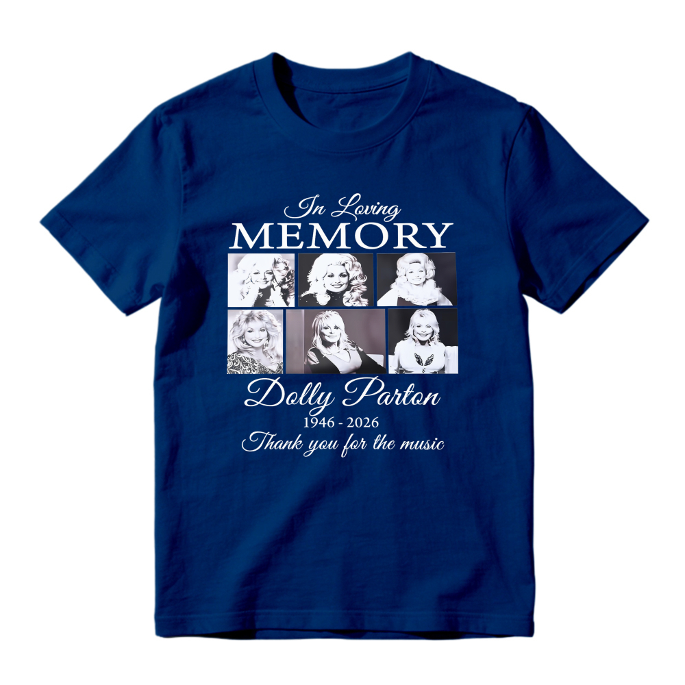 In Loving Memory Do lly Parton 1946-2026 Thank You For The Music Photo Collage Tribute Unisex Classic T-shirt