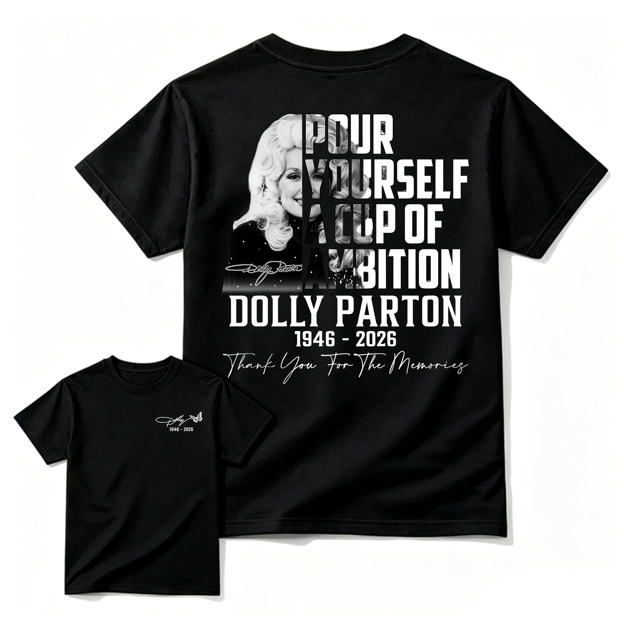 Pour Yourself A Cup Of Ambition Country Music Legend T-Shirt