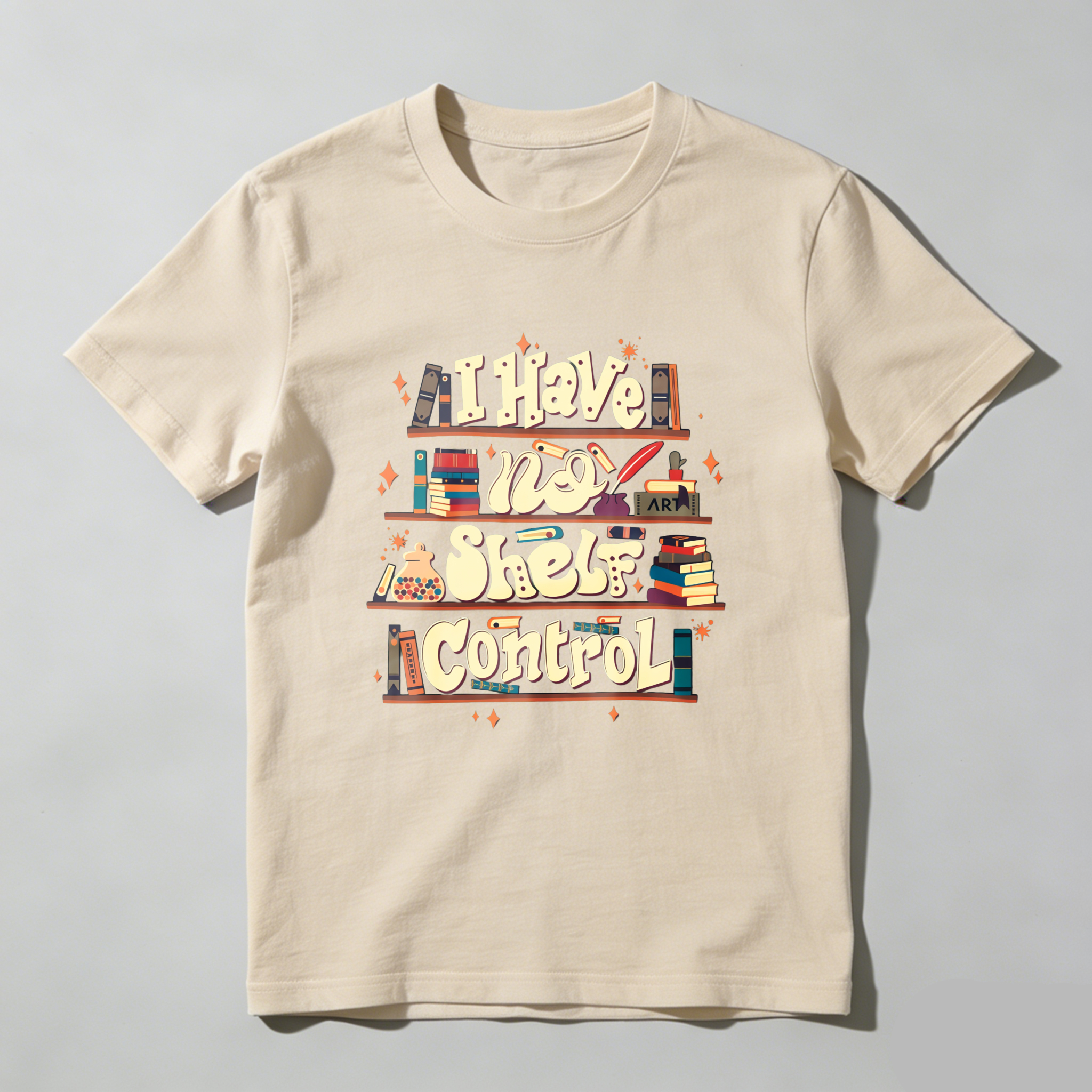 Wardrobecart I Have No Shelf Control Tshirt