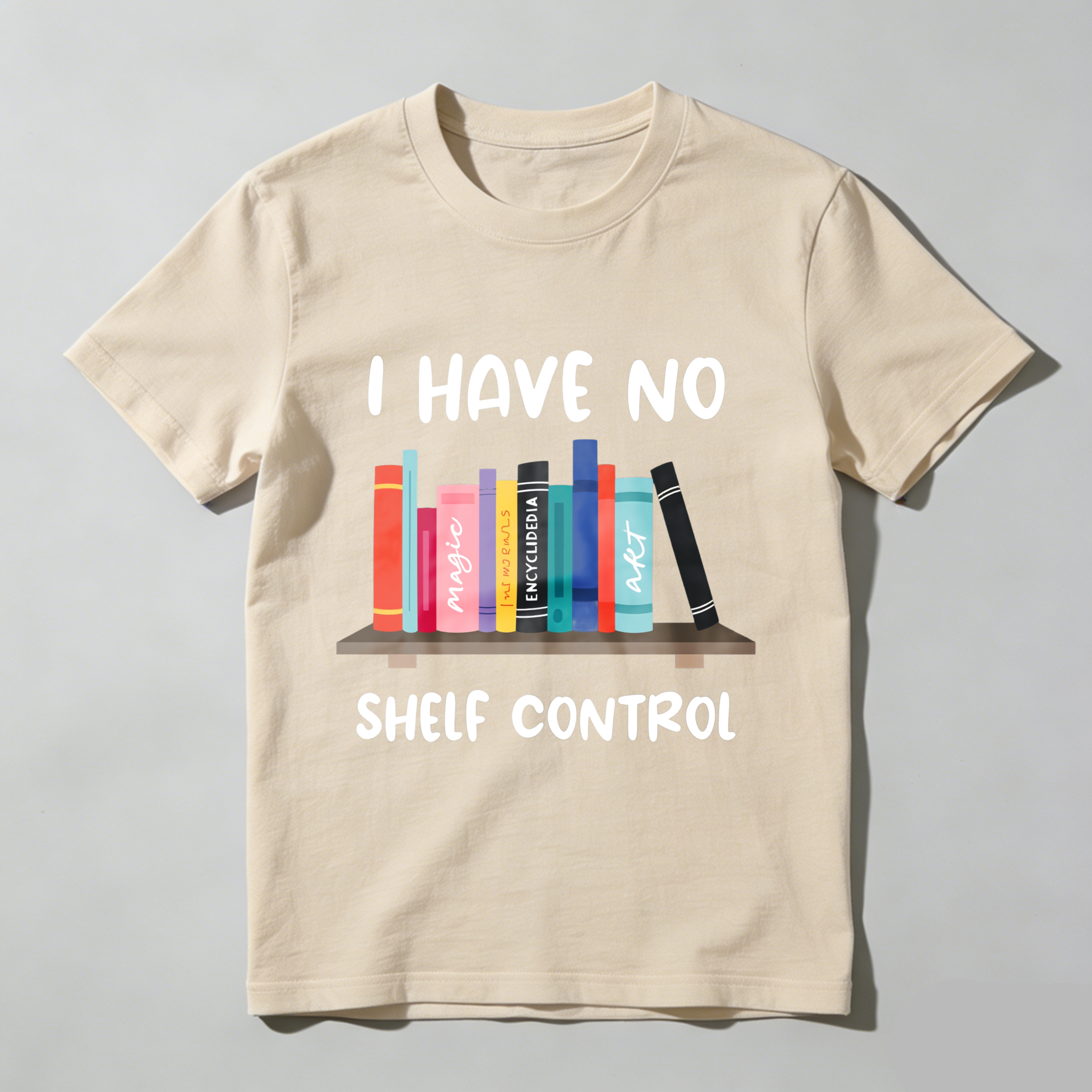 Wardrobecart I Have No Shelf Control With Books And Words Unisex Classic T-shirt